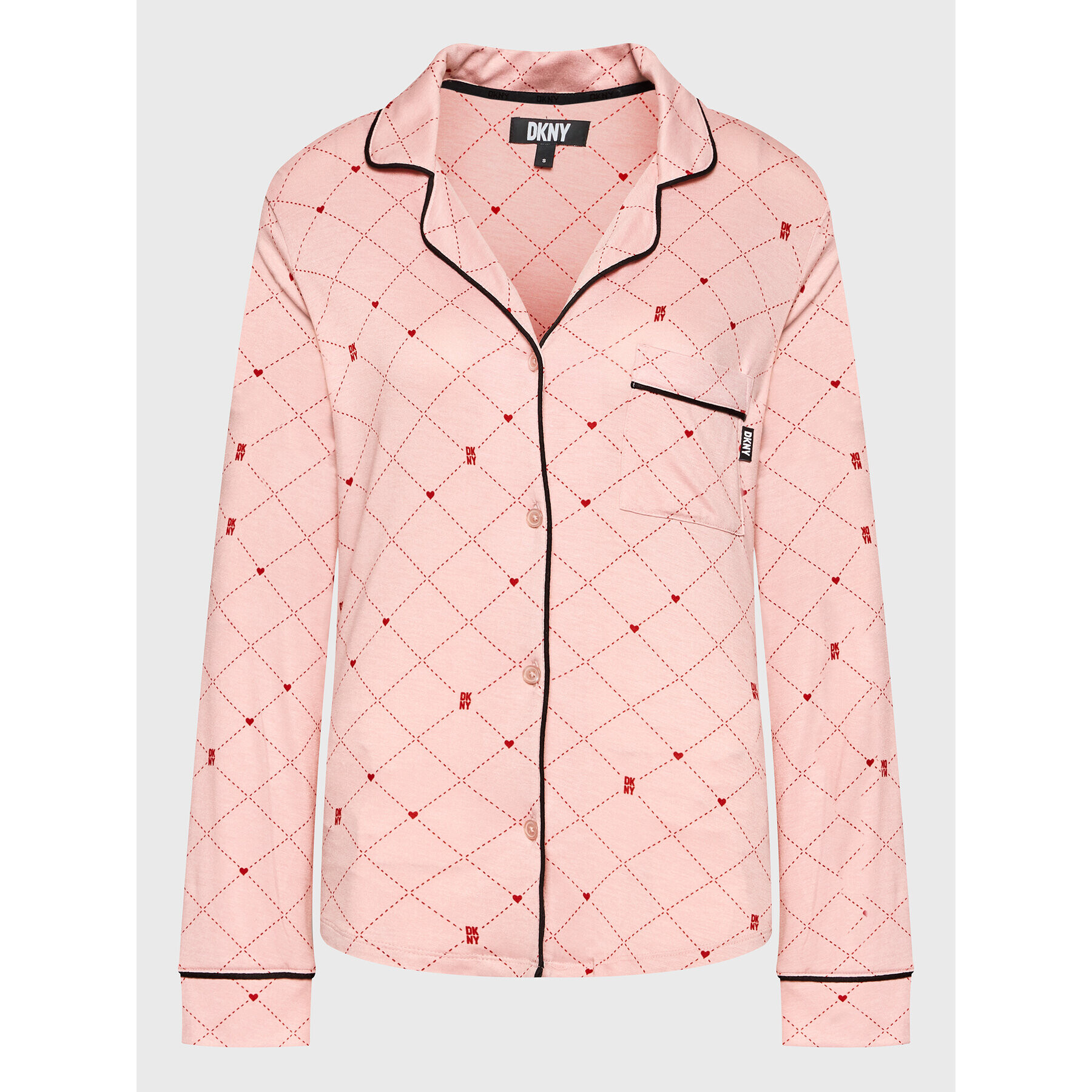 DKNY Пижама YI2922609 Розов Regular Fit - Pepit.bg