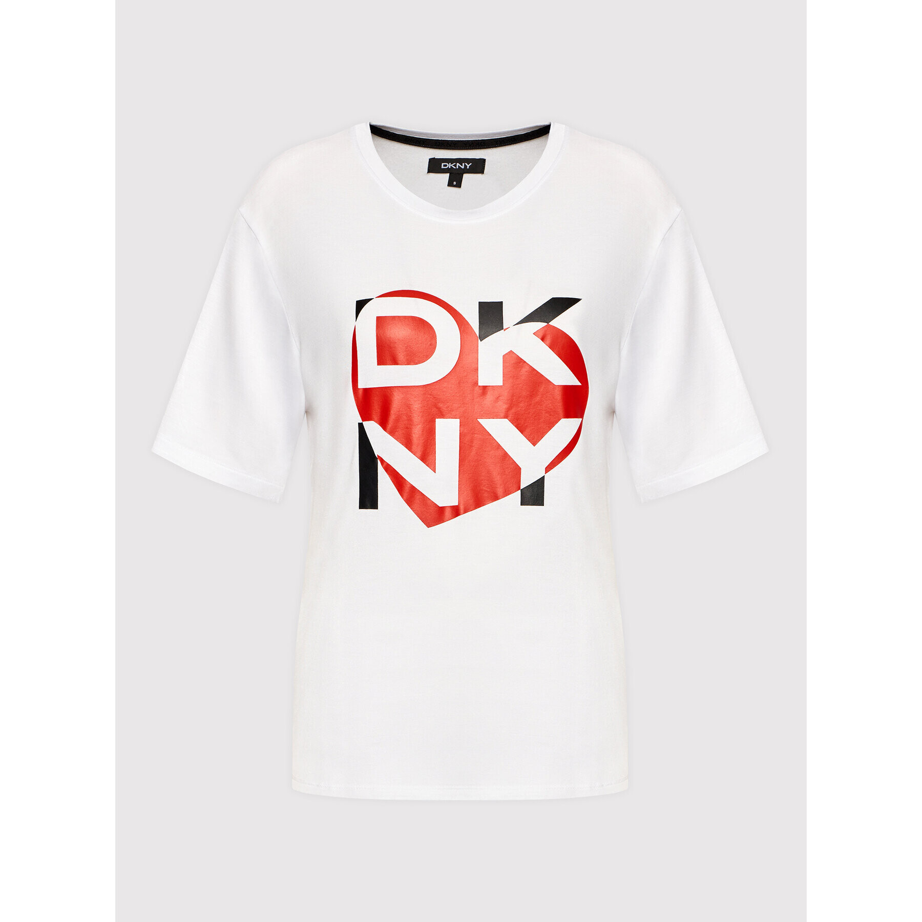 DKNY Пижама YI3122448 Бял Regular Fit - Pepit.bg