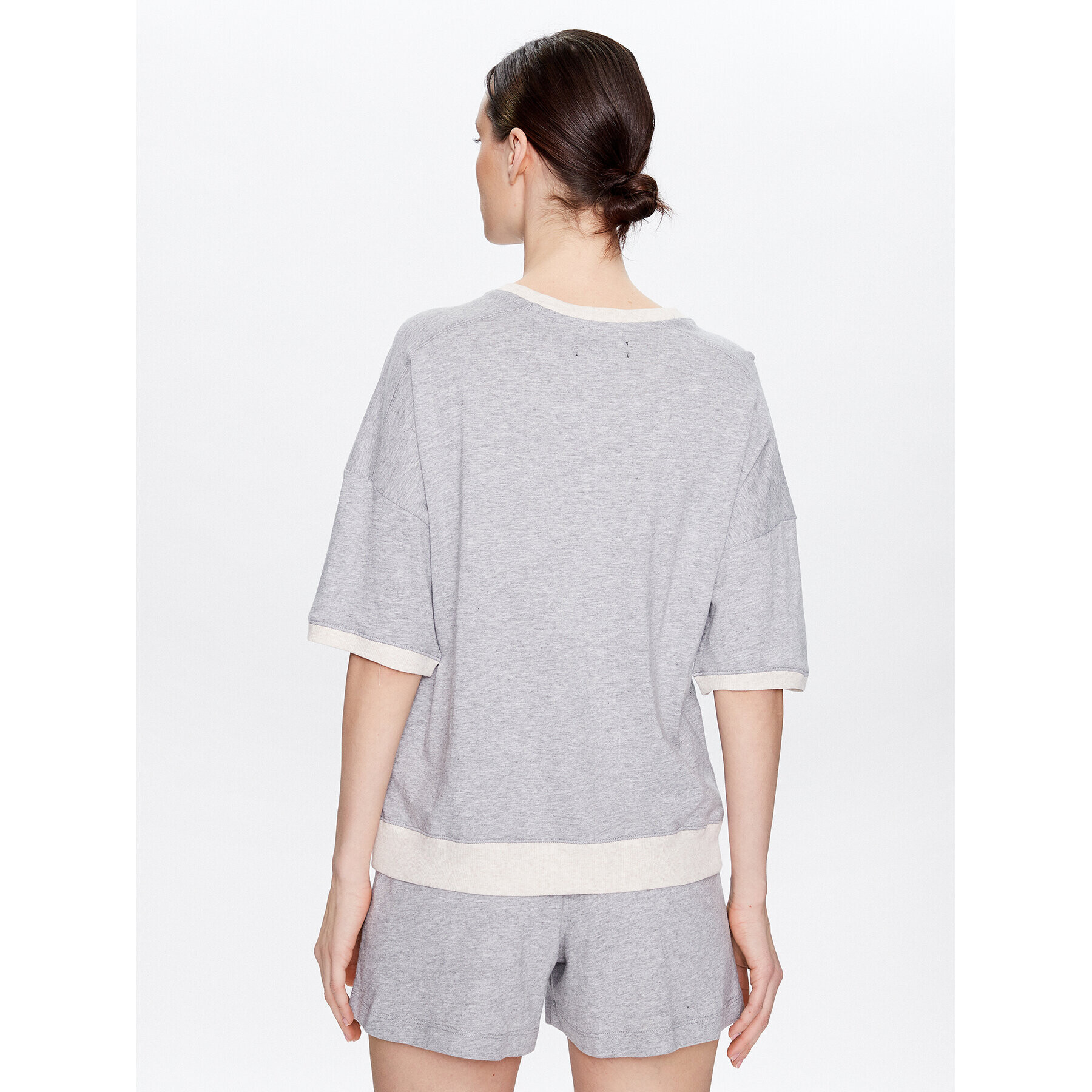 DKNY Пижама YI3919259 Сив Regular Fit - Pepit.bg