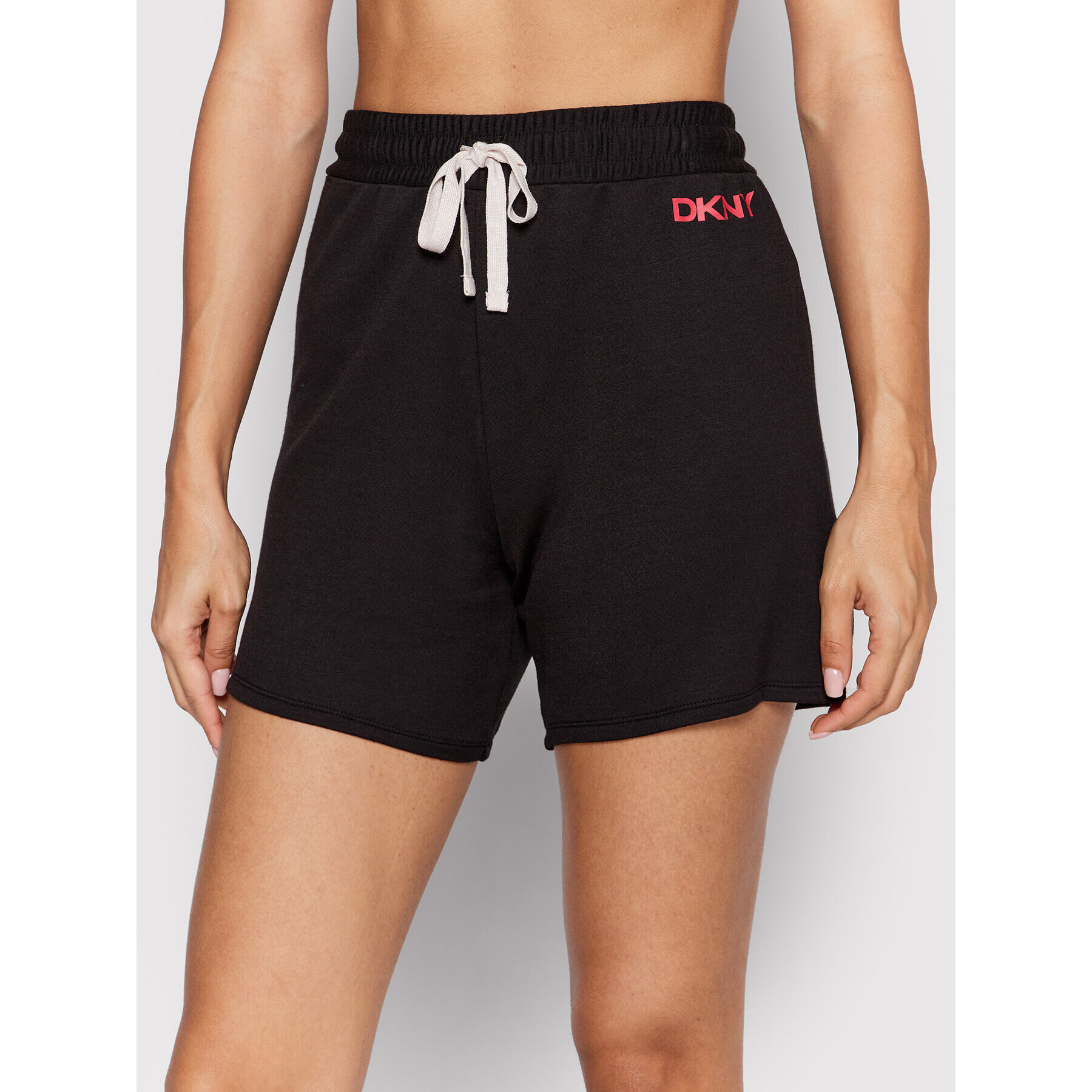 DKNY Пижамени шорти YI3522534 Черен Regular Fit - Pepit.bg