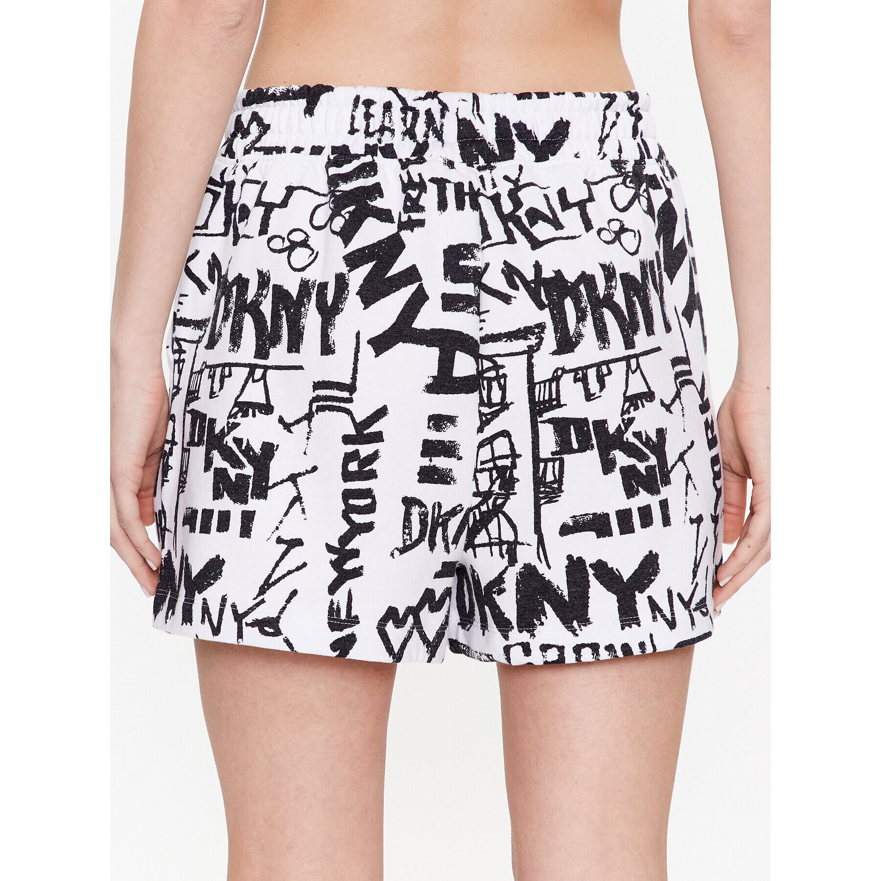 DKNY Пижамени шорти YI3522629 Бял Regular Fit - Pepit.bg