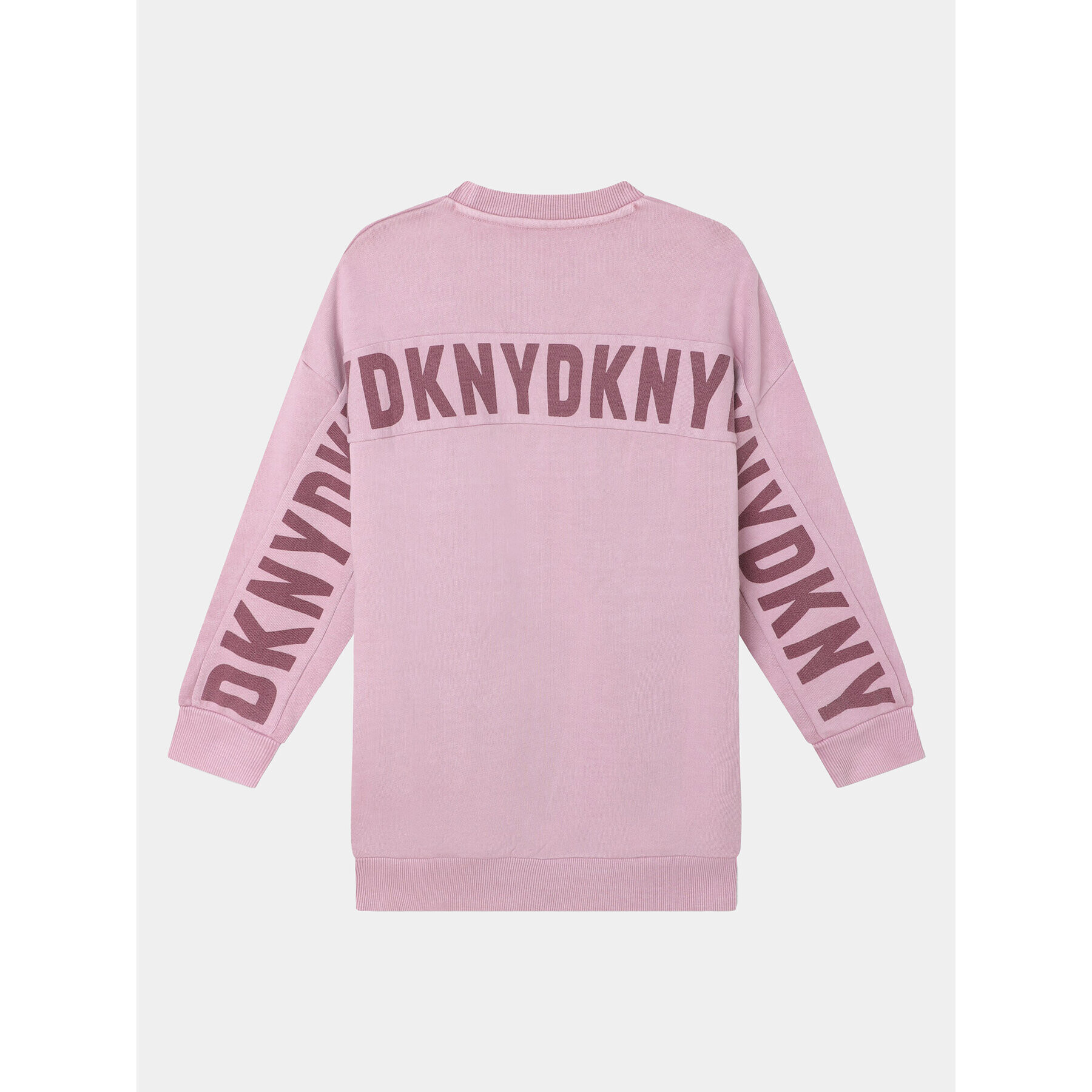 DKNY Плетена рокля D32887 D Розов Regular Fit - Pepit.bg