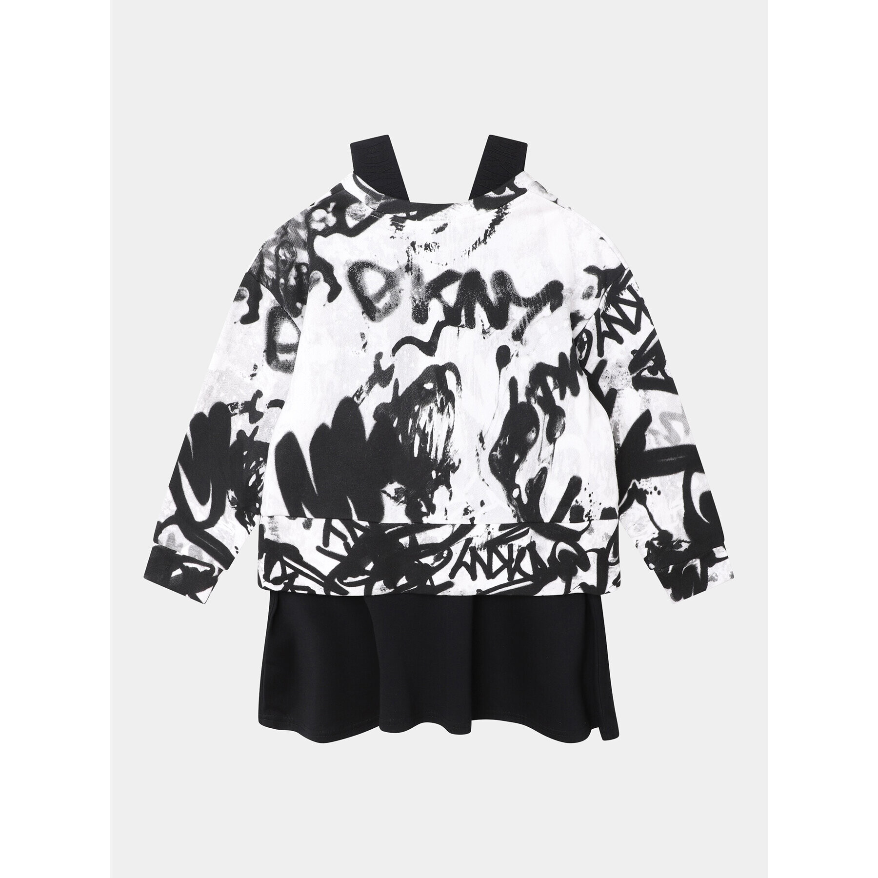 DKNY Плетена рокля D32888 D Черен Regular Fit - Pepit.bg