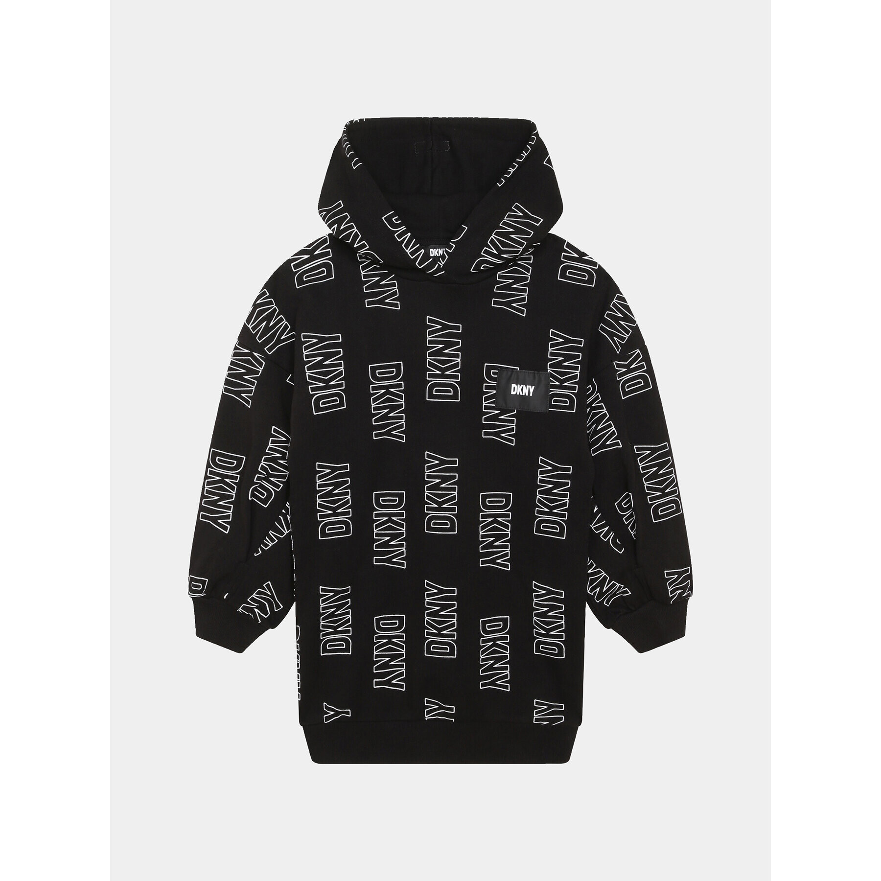 DKNY Плетена рокля D32902 D Черен Regular Fit - Pepit.bg