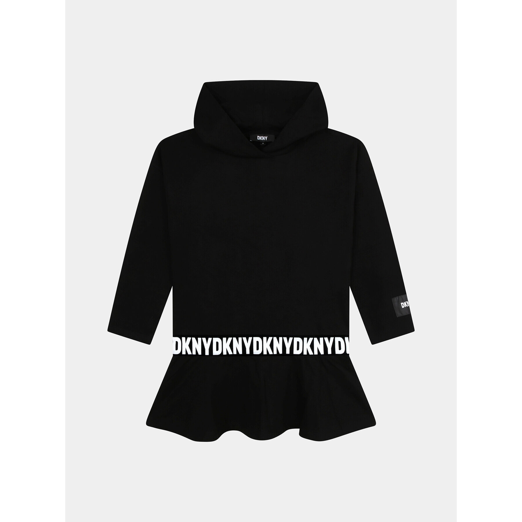 DKNY Плетена рокля D32905 D Черен Regular Fit - Pepit.bg