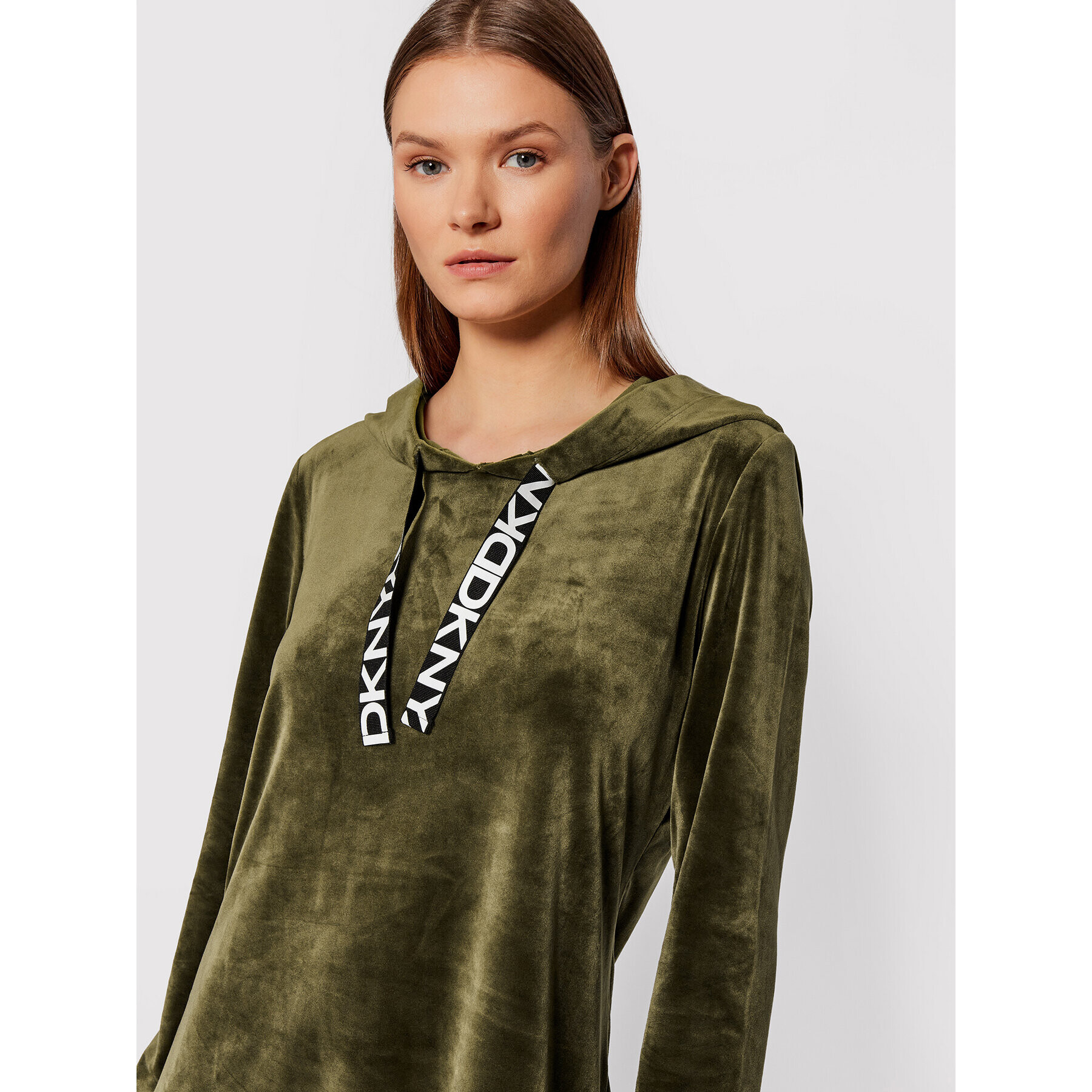 DKNY Плетена рокля DD1GN21G Зелен Regular Fit - Pepit.bg