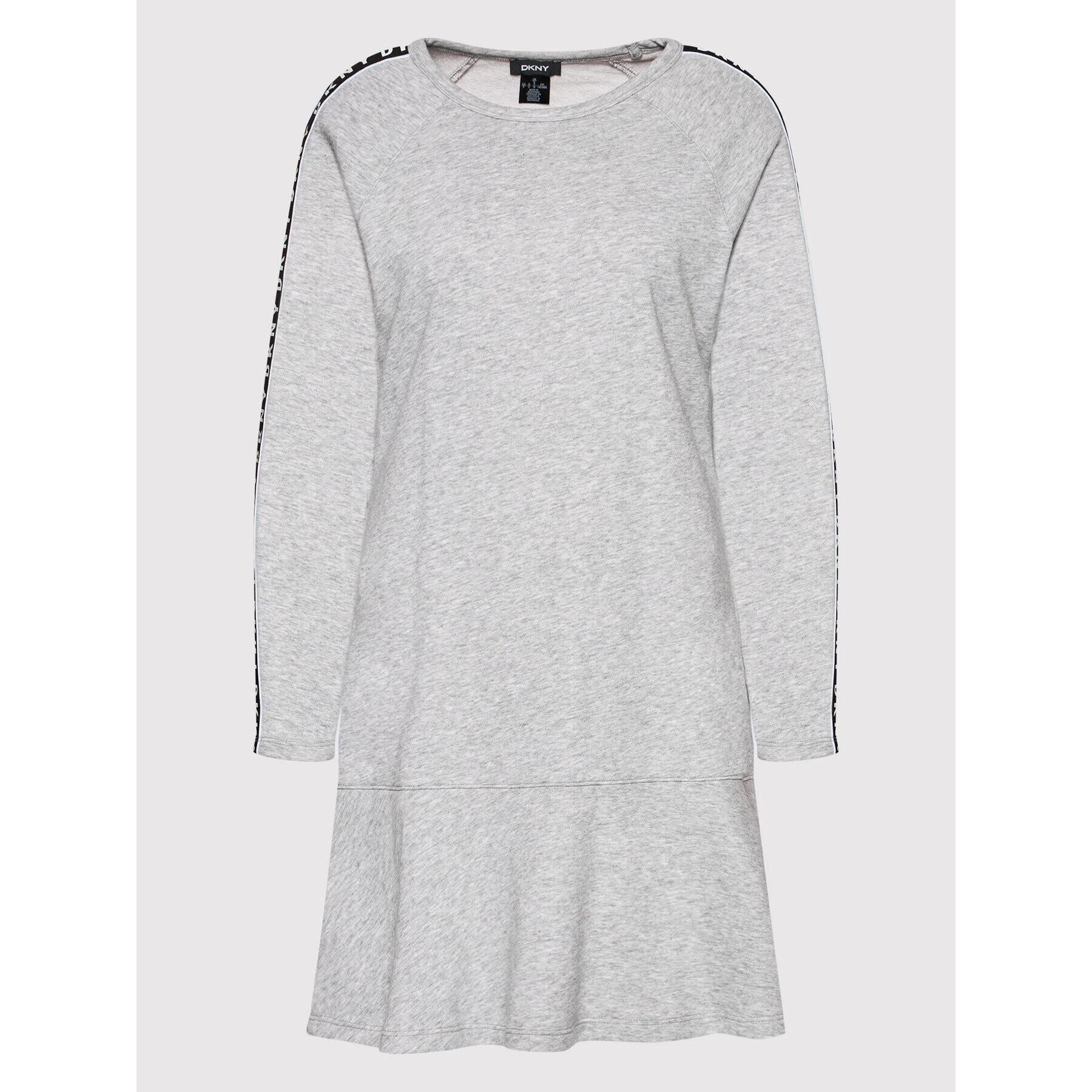 DKNY Плетена рокля DD1GD244 Сив Relaxed Fit - Pepit.bg