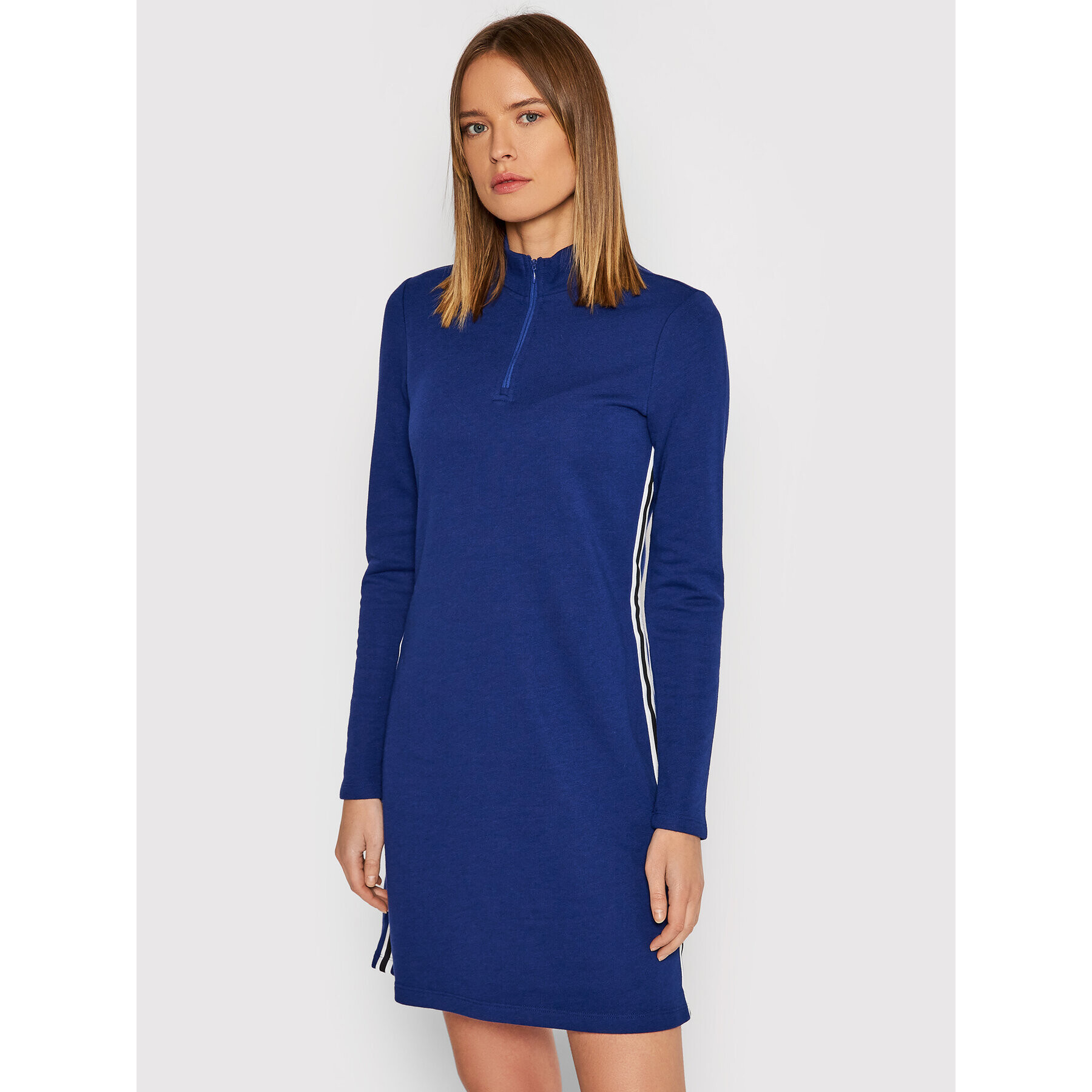DKNY Плетена рокля DD1GD247 Тъмносин Regular Fit - Pepit.bg