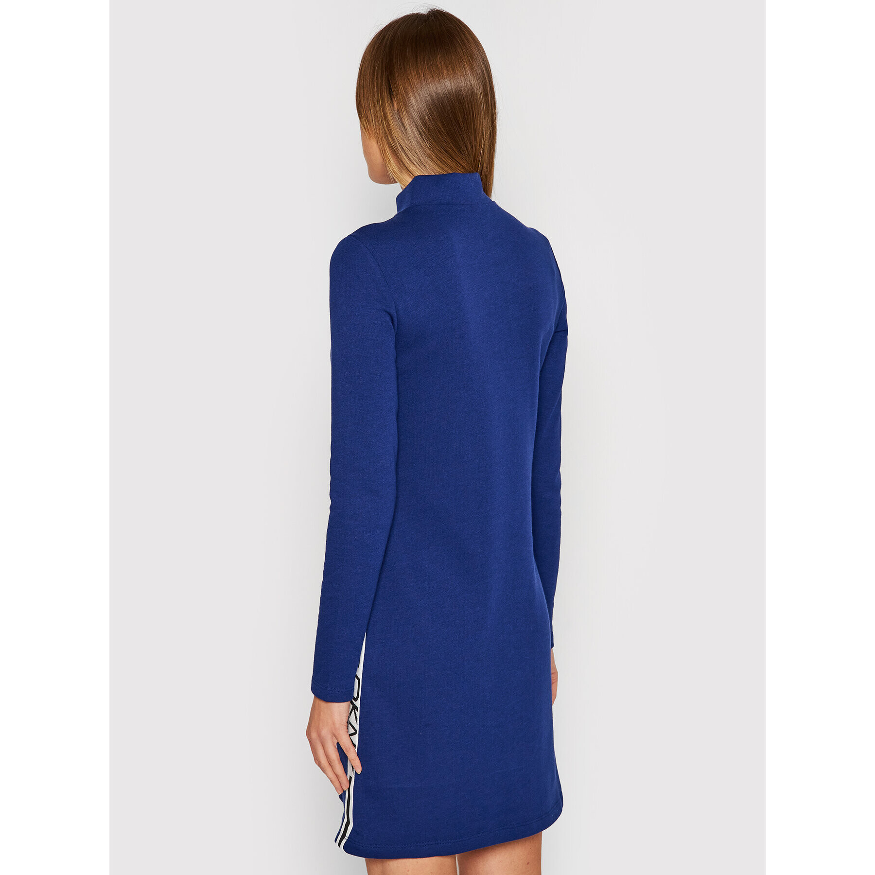 DKNY Плетена рокля DD1GD247 Тъмносин Regular Fit - Pepit.bg