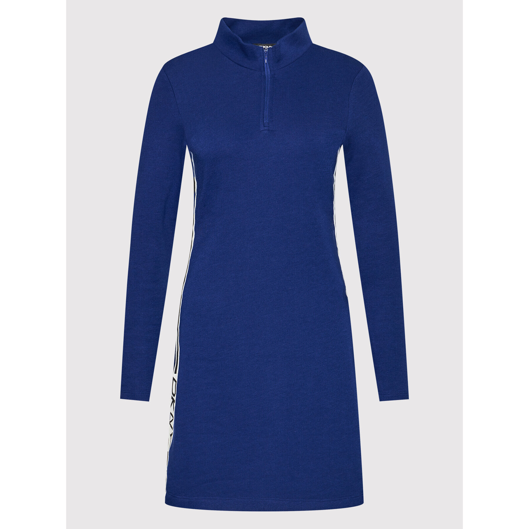DKNY Плетена рокля DD1GD247 Тъмносин Regular Fit - Pepit.bg