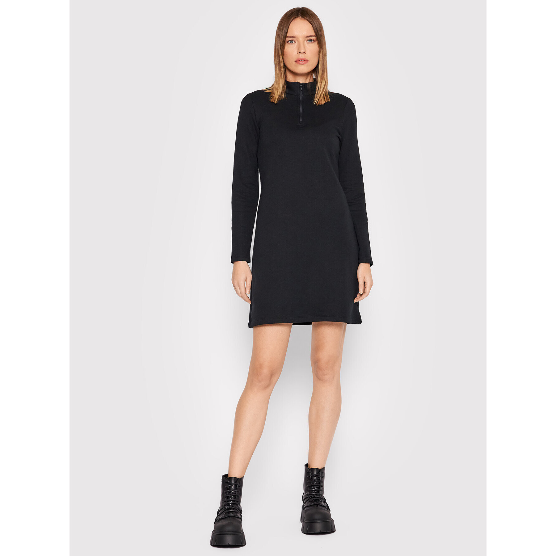 DKNY Плетена рокля DD1GN47E Черен Regular Fit - Pepit.bg