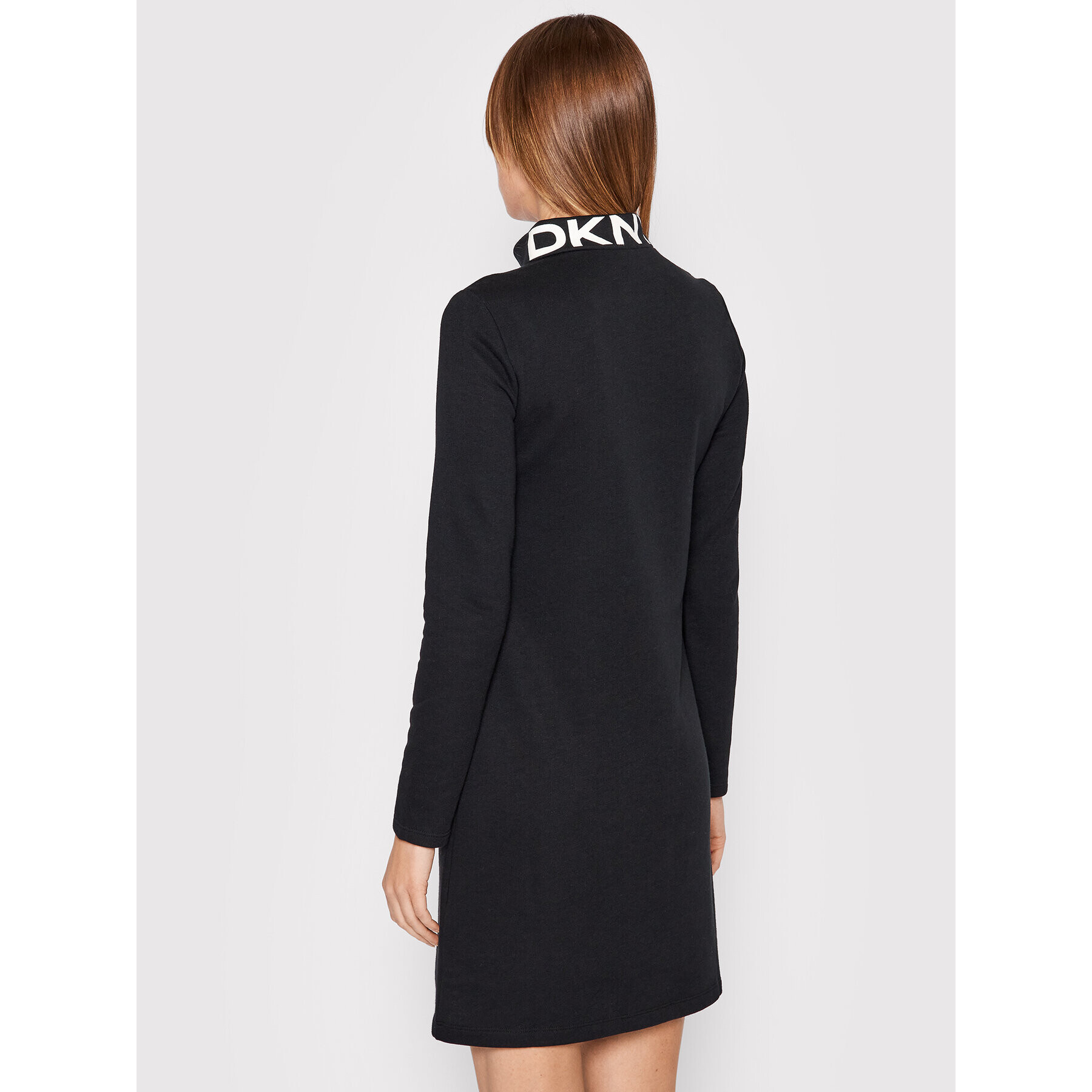 DKNY Плетена рокля DD1GN47E Черен Regular Fit - Pepit.bg