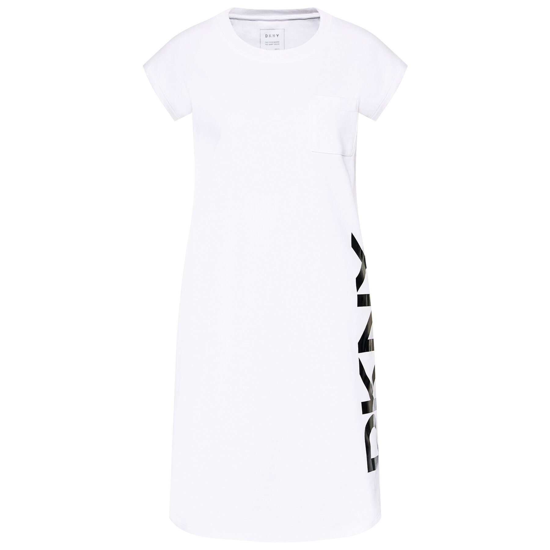 DKNY Плетена рокля P0RD1B2J Бял Regular Fit - Pepit.bg