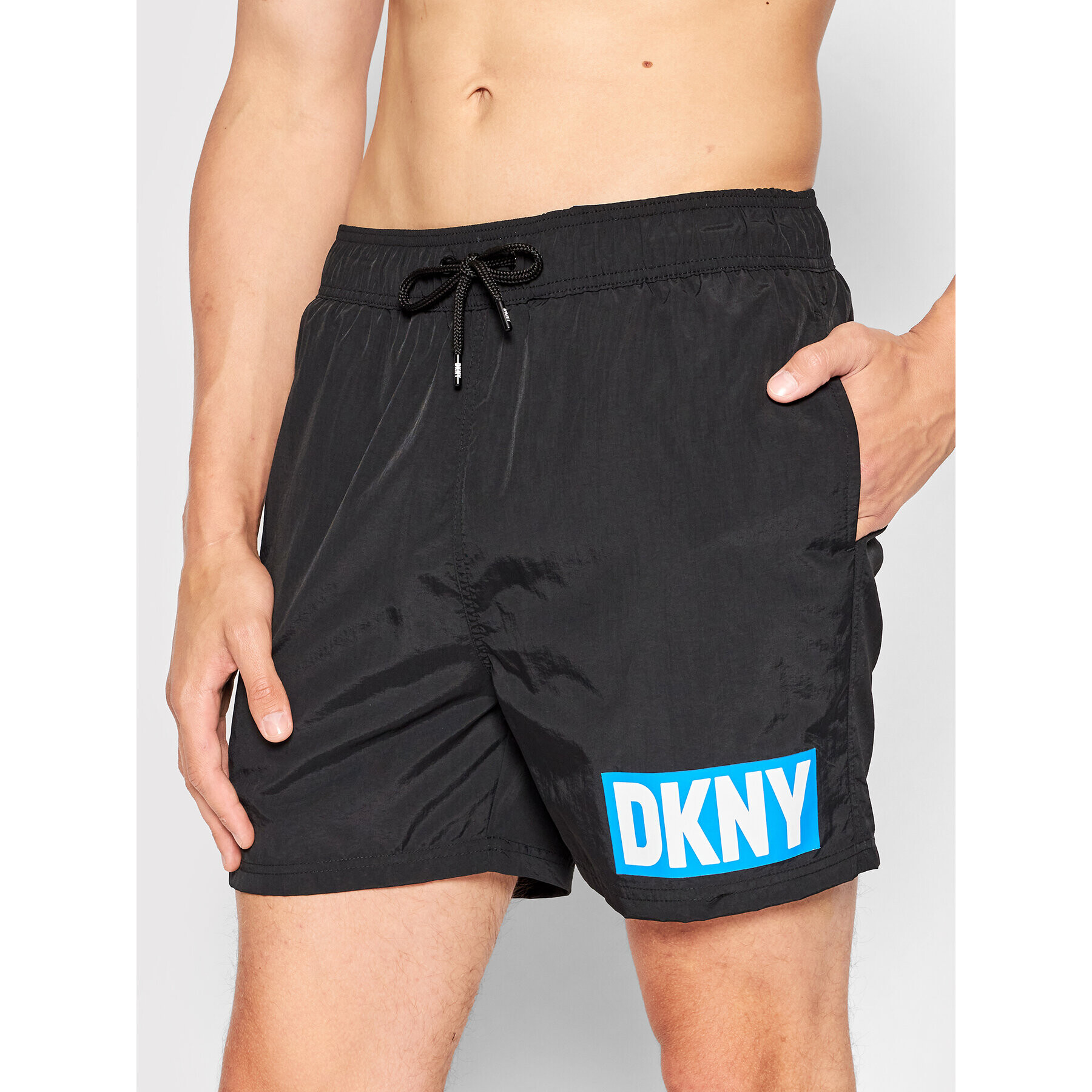 DKNY Плувни шорти L5_6036_DKY Черен Regular Fit - Pepit.bg