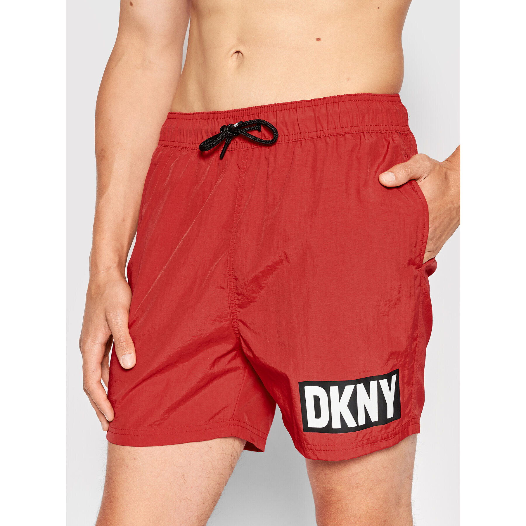 DKNY Плувни шорти L5_6036_DKY Червен Regular Fit - Pepit.bg