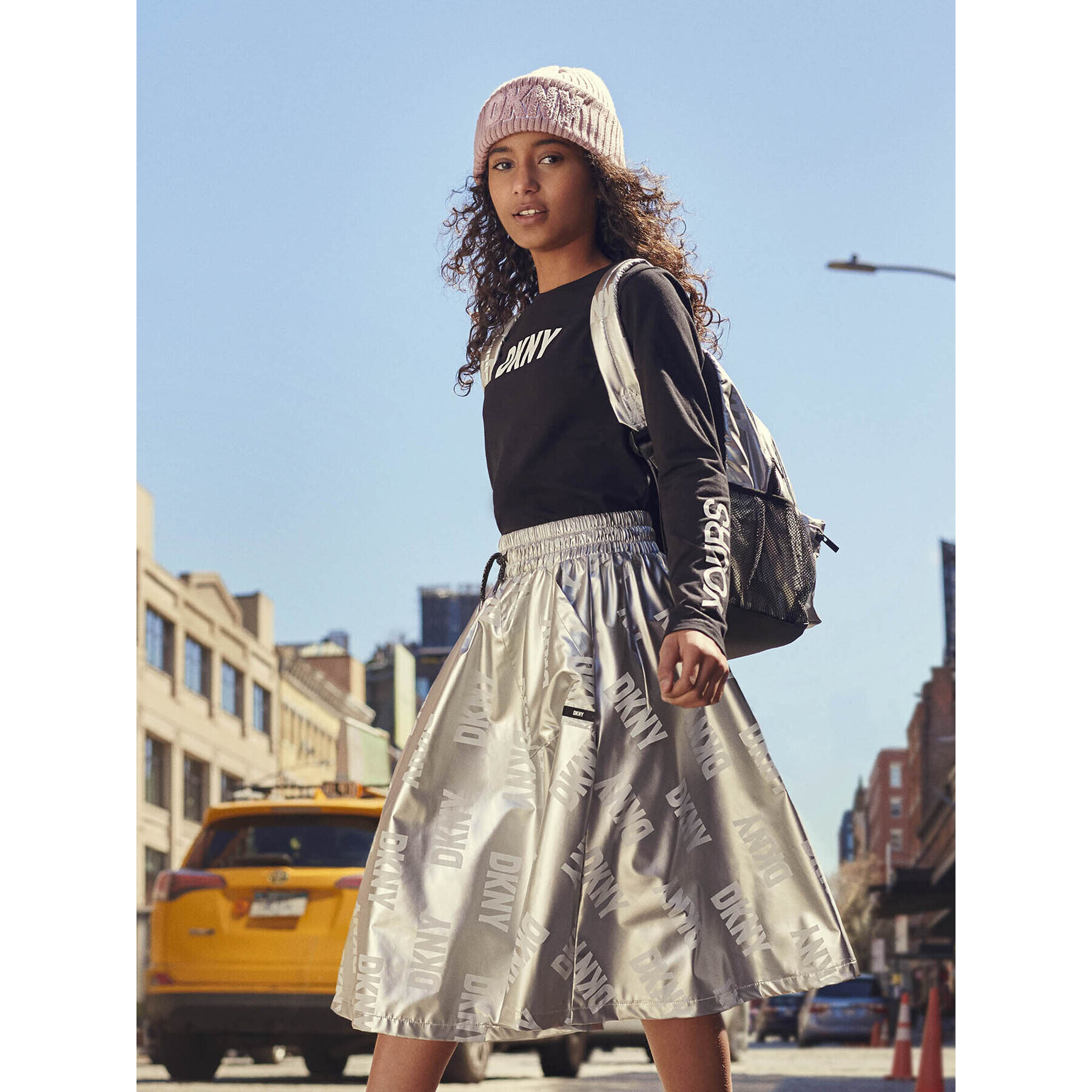 DKNY Пола D33617 S Сребрист Regular Fit - Pepit.bg