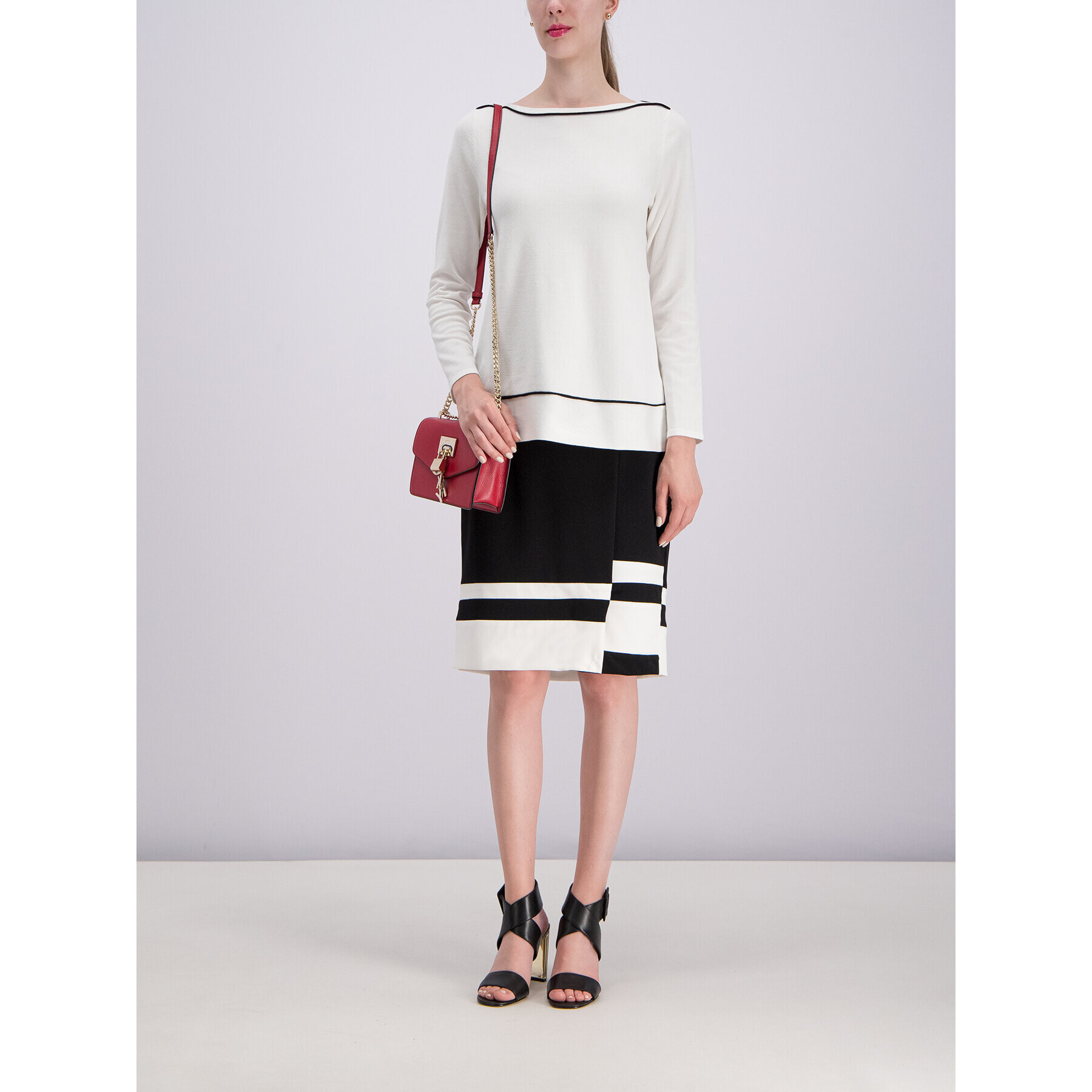 DKNY Пола тип молив P9AN7A0Z Черен Regular Fit - Pepit.bg