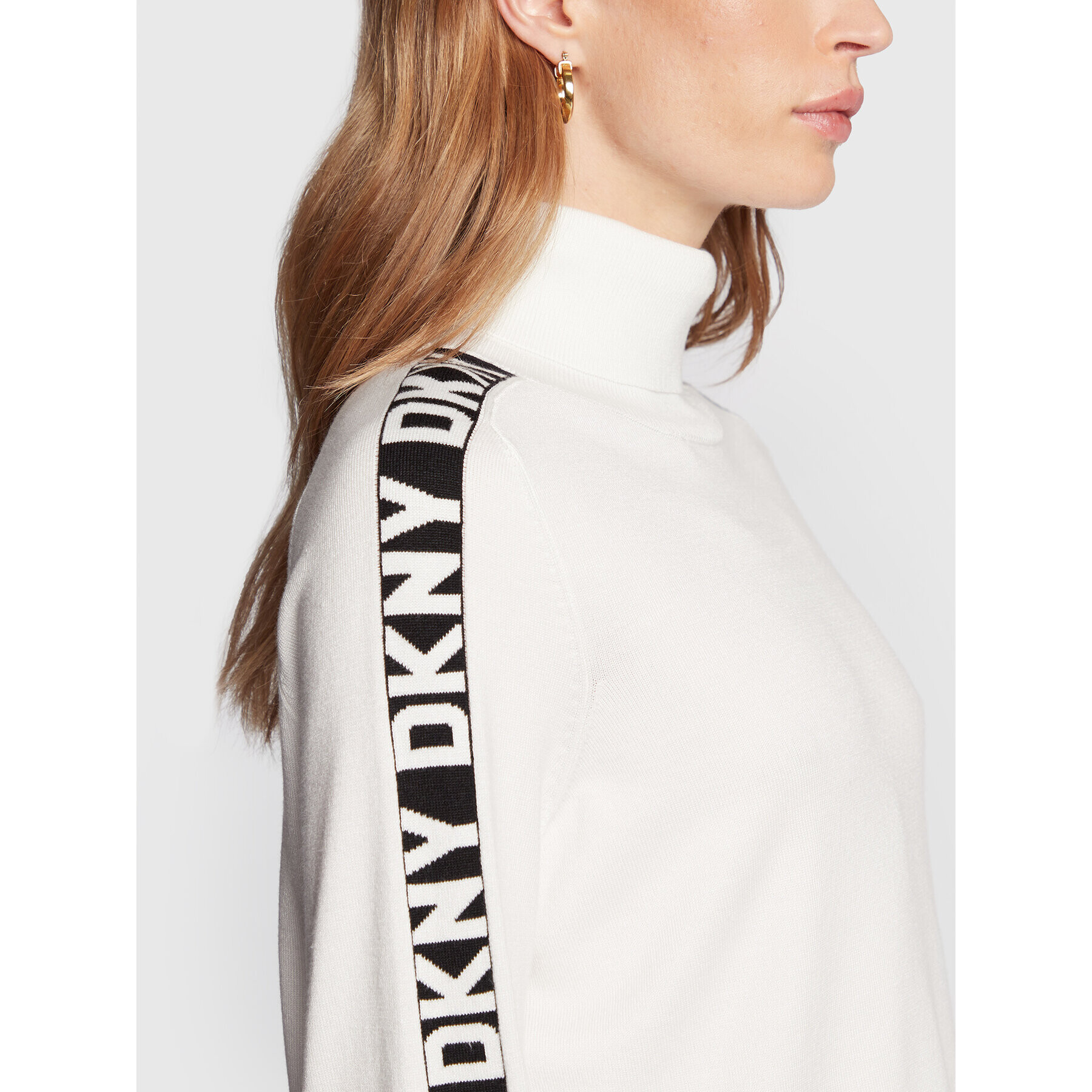 DKNY Поло P2MS8096 Бял Regular Fit - Pepit.bg