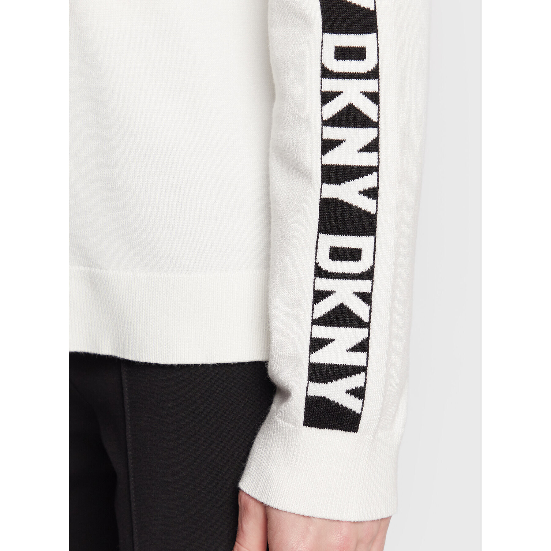 DKNY Поло P2MS8096 Бял Regular Fit - Pepit.bg