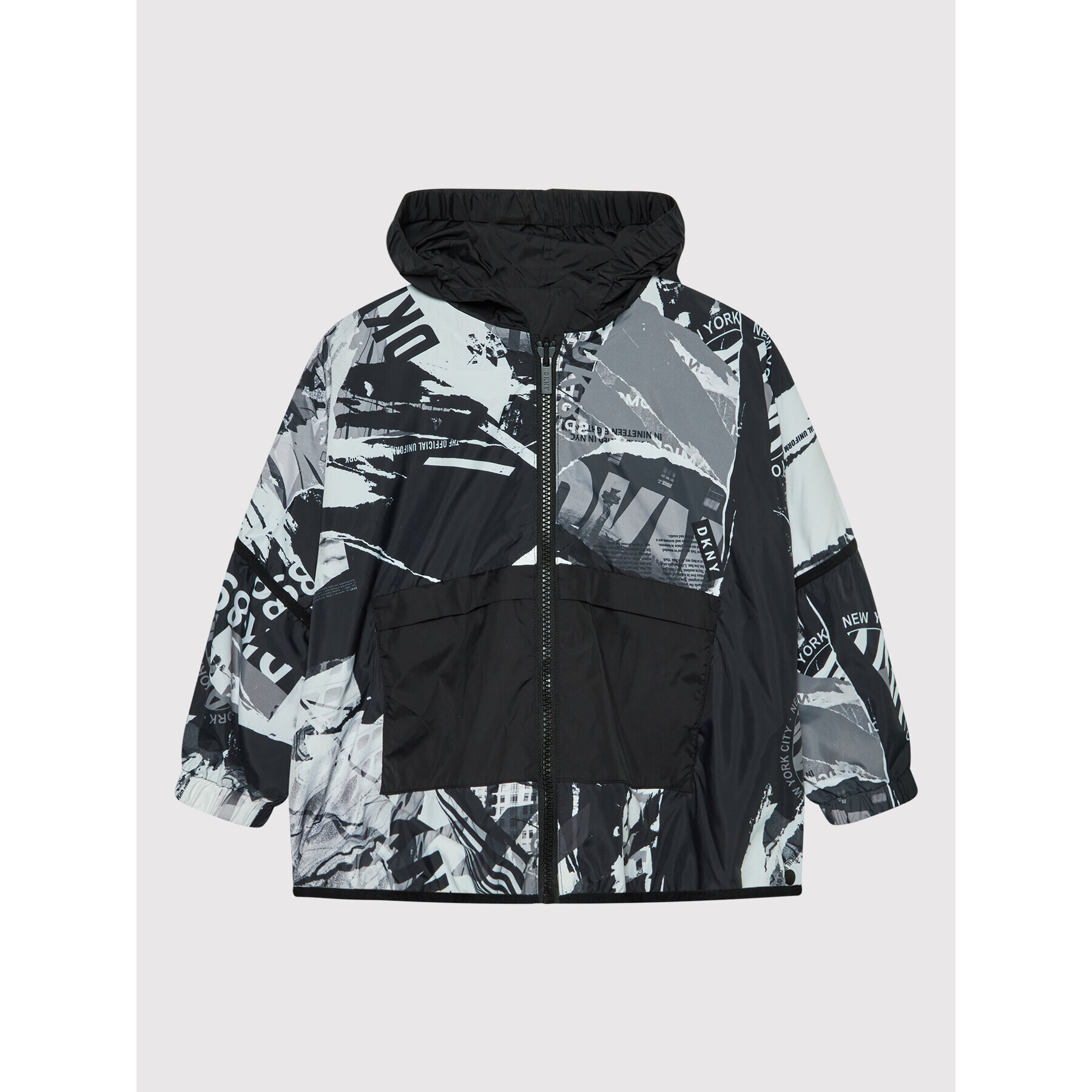 DKNY Преходно яке D36658 S Черен Regular Fit - Pepit.bg