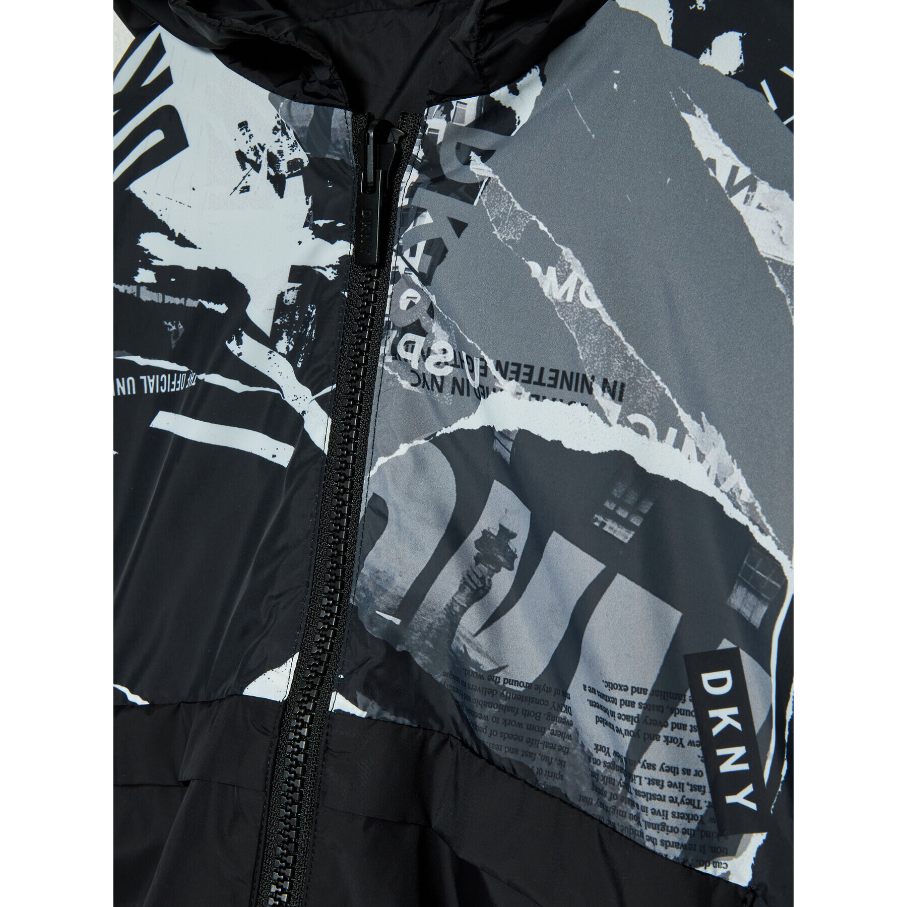 DKNY Преходно яке D36658 S Черен Regular Fit - Pepit.bg
