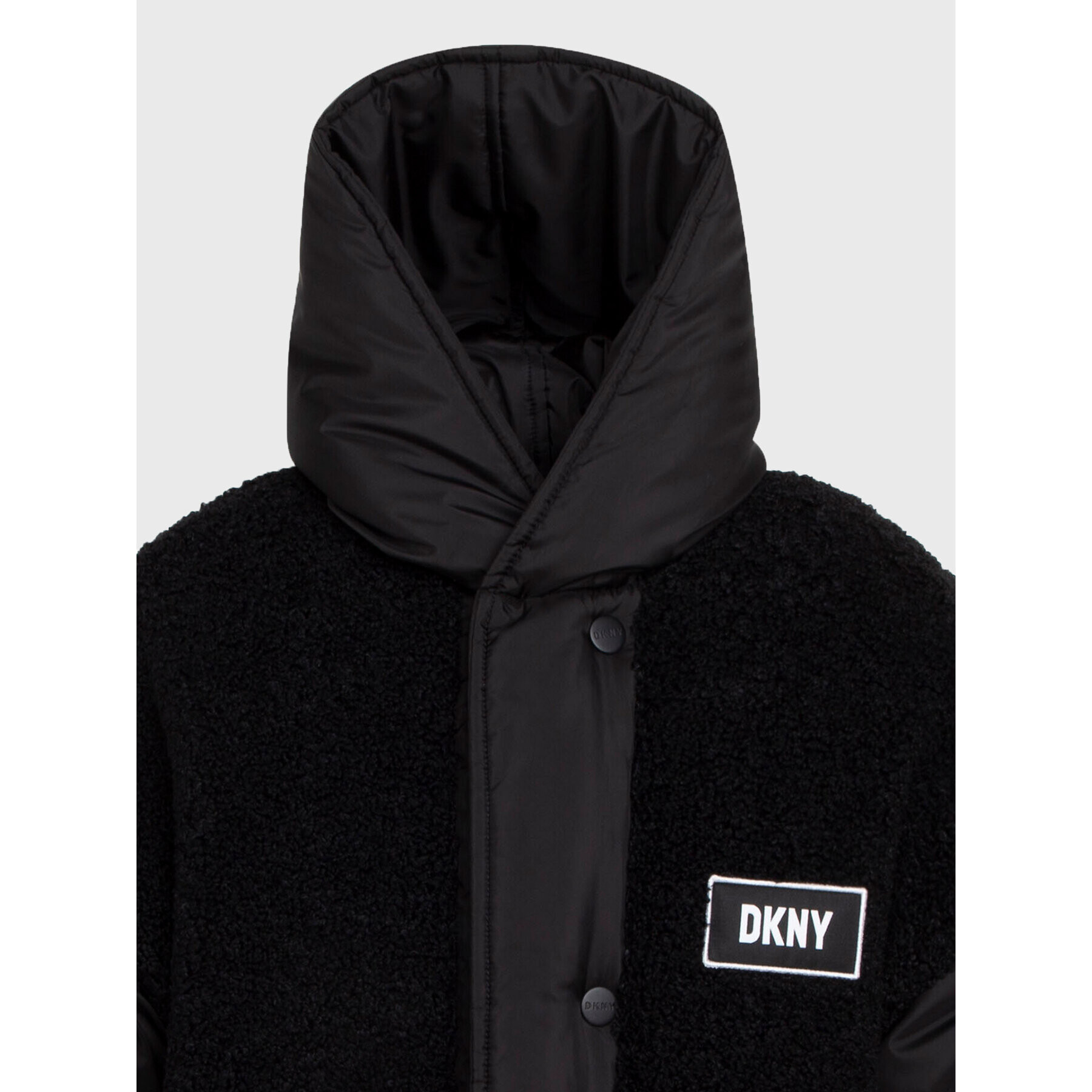 DKNY Преходно яке D36664 S Черен Relaxed Fit - Pepit.bg
