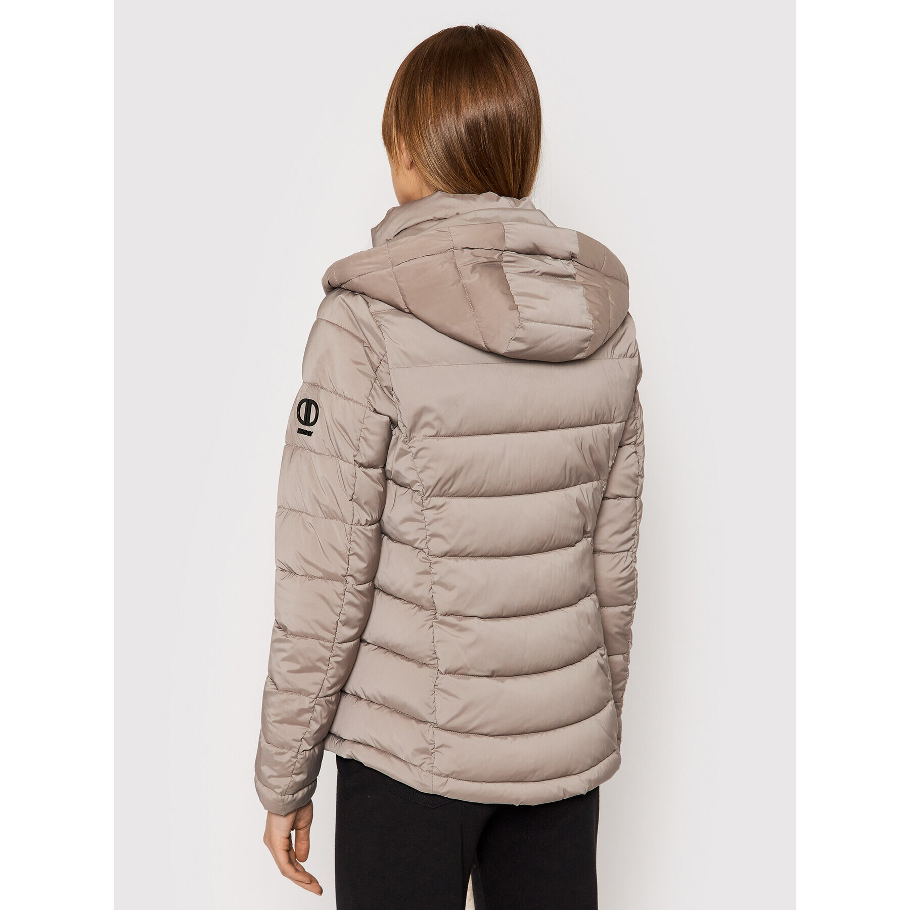 DKNY Пухено яке DL1MPG50 Бежов Regular Fit - Pepit.bg