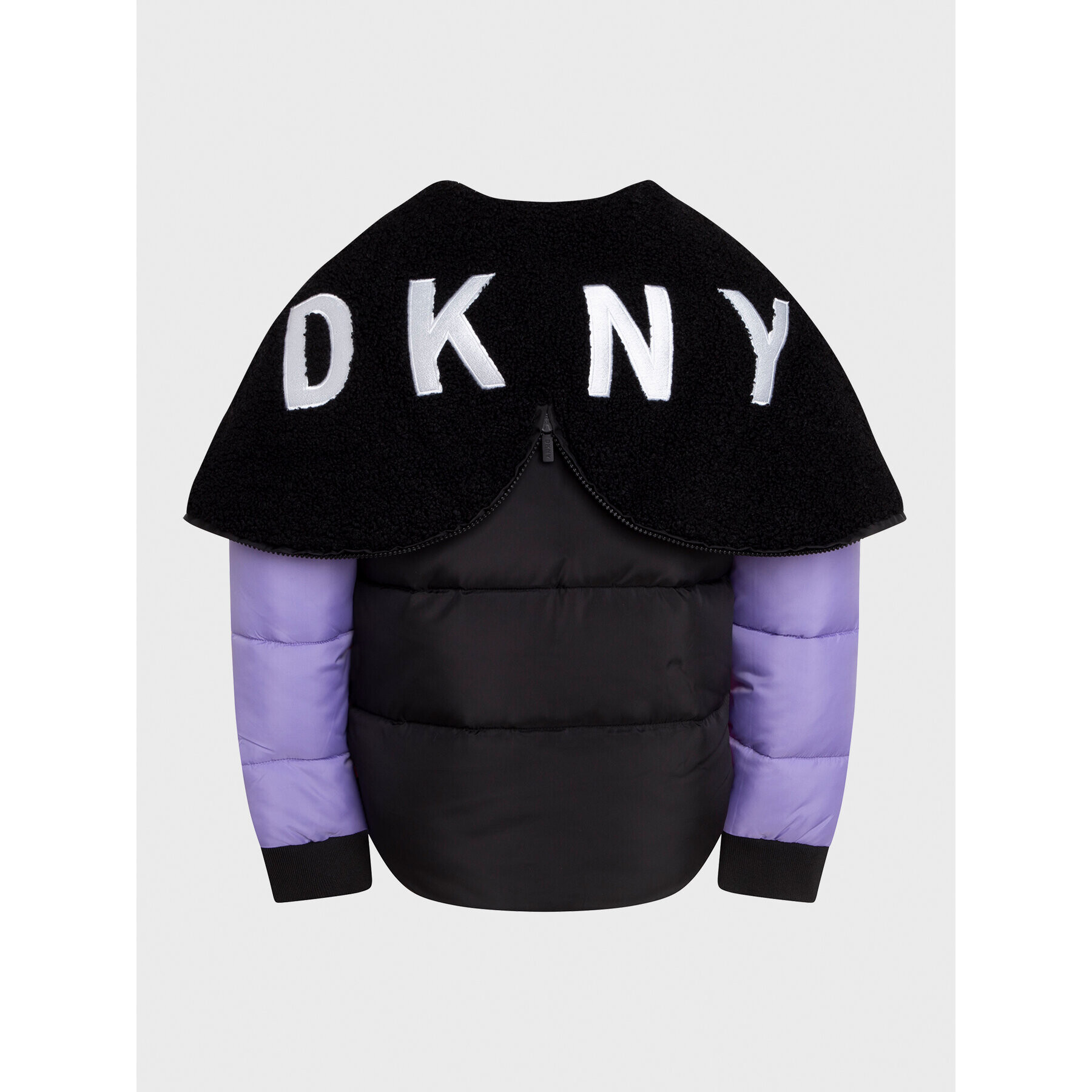 DKNY Пухено яке D36661 M Цветен Regular Fit - Pepit.bg