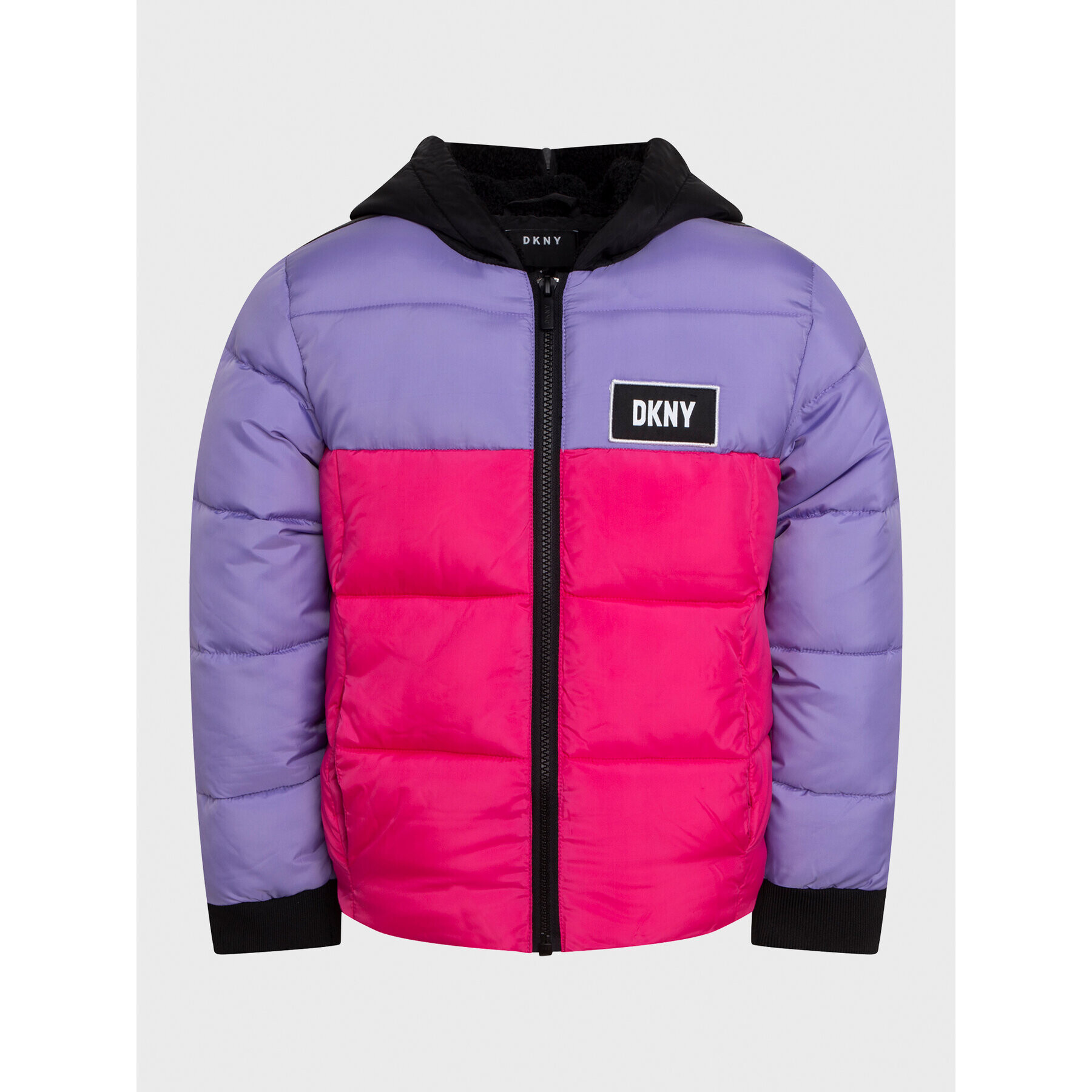 DKNY Пухено яке D36661 S Цветен Regular Fit - Pepit.bg