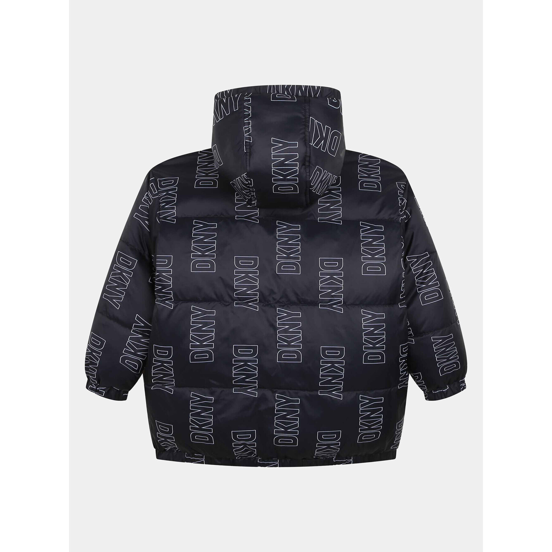 DKNY Пухено яке D36687 D Черен Regular Fit - Pepit.bg