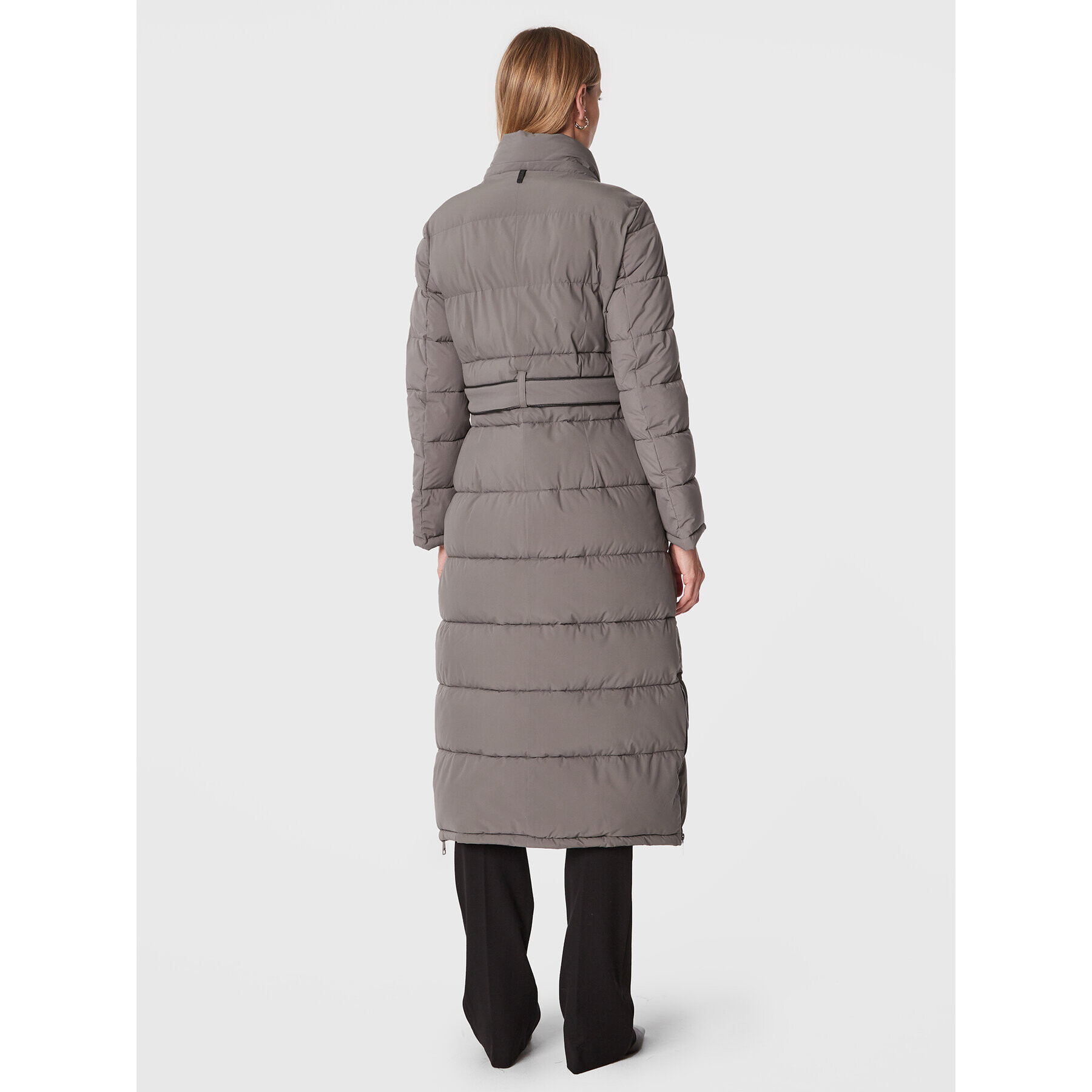 DKNY Пухено яке DL2MPE75 Сив Regular Fit - Pepit.bg