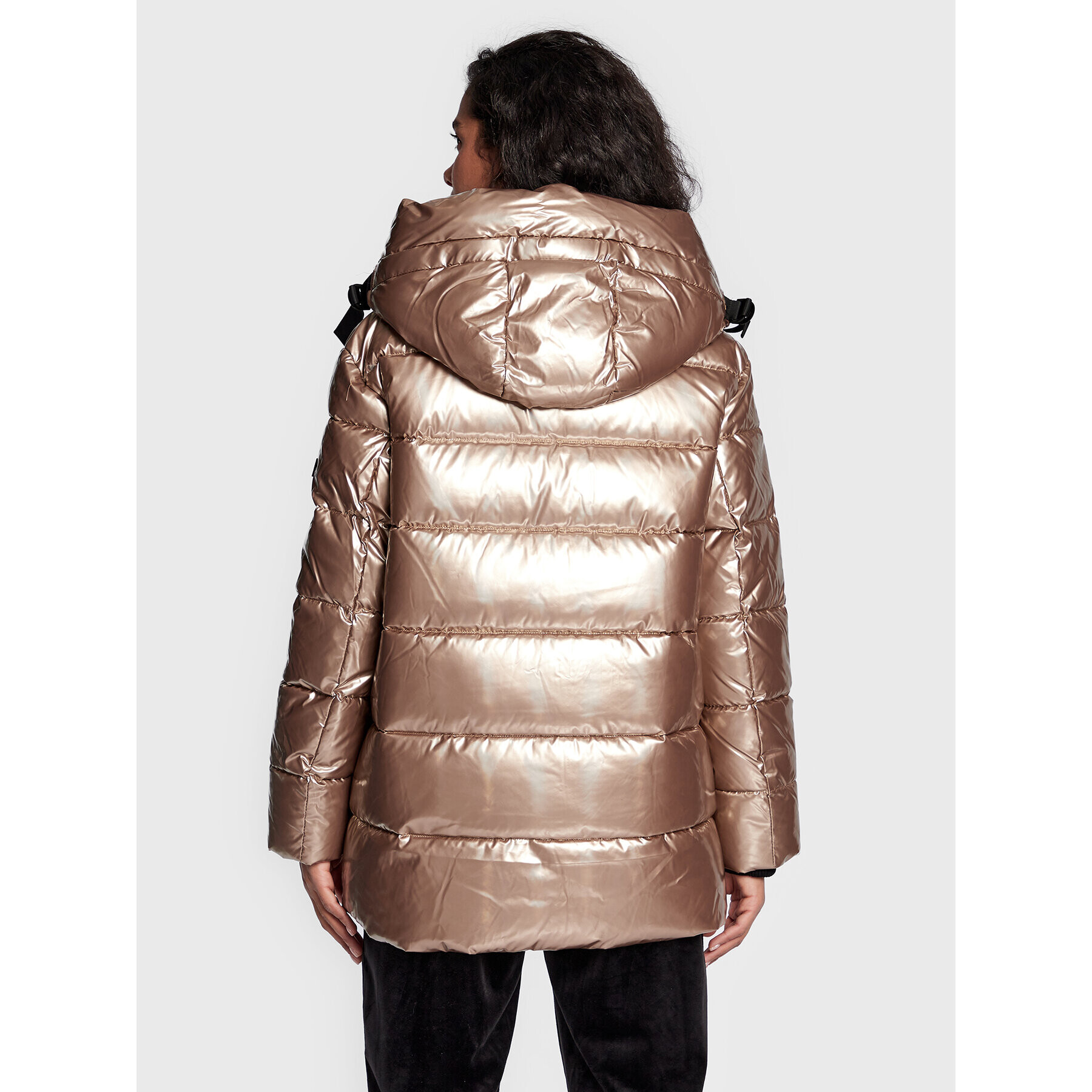 DKNY Пухено яке DL2MPF63 Златист Regular Fit - Pepit.bg