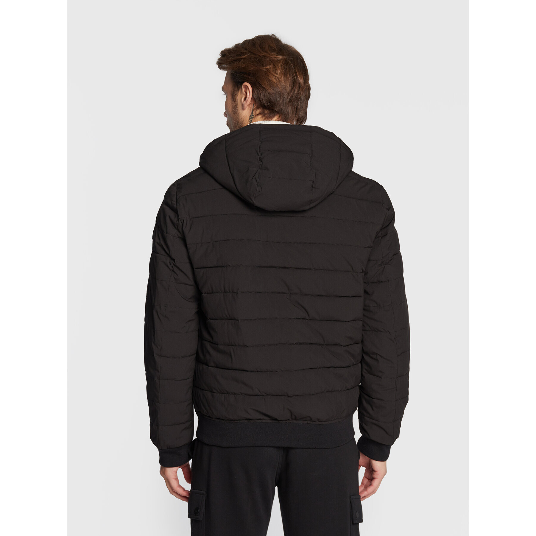 DKNY Пухено яке DX9MP651 Черен Regular Fit - Pepit.bg