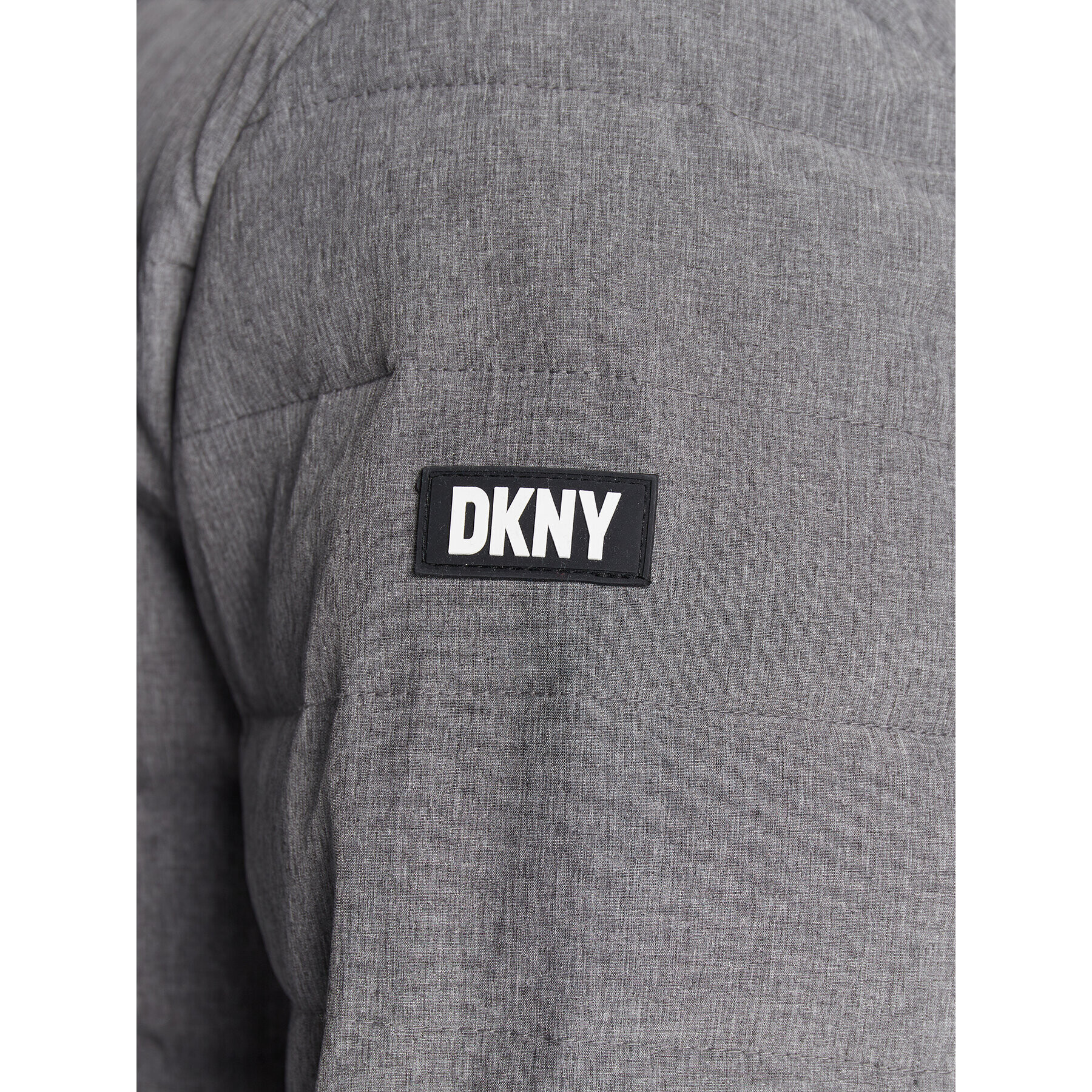 DKNY Пухено яке DX9MP651 Сив Regular Fit - Pepit.bg