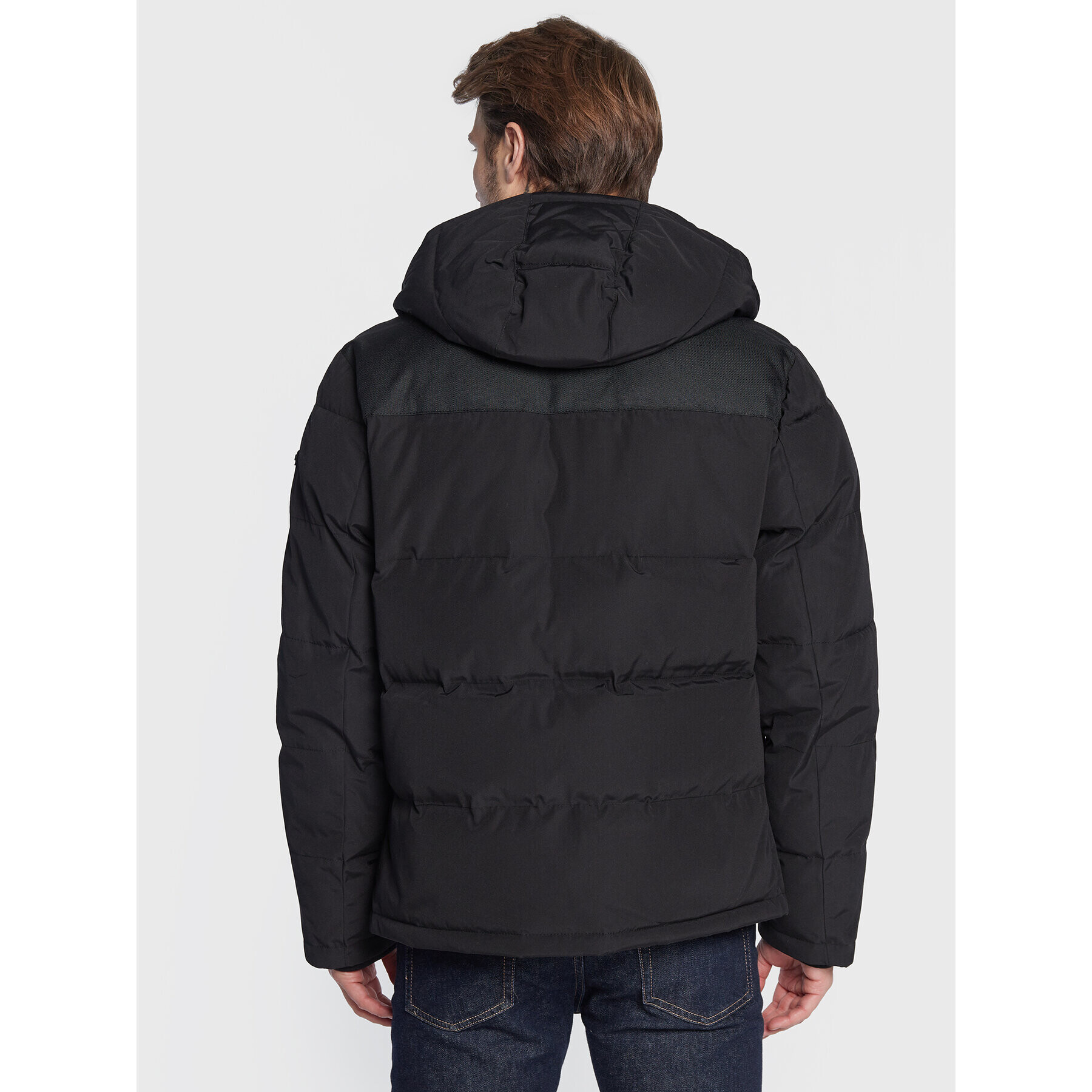 DKNY Пухено яке DX9MP802 Черен Regular Fit - Pepit.bg