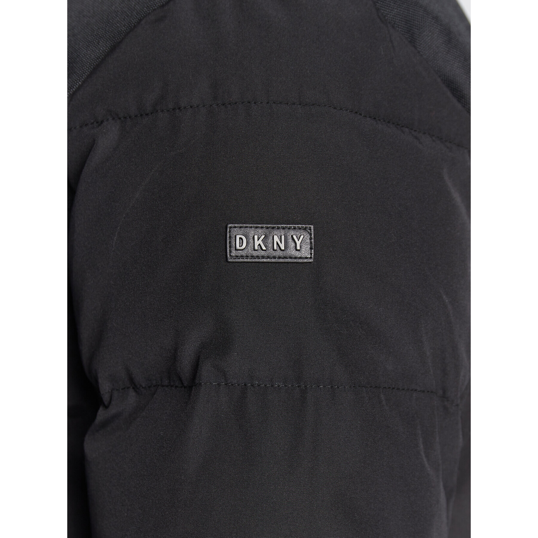 DKNY Пухено яке DX9MP802 Черен Regular Fit - Pepit.bg