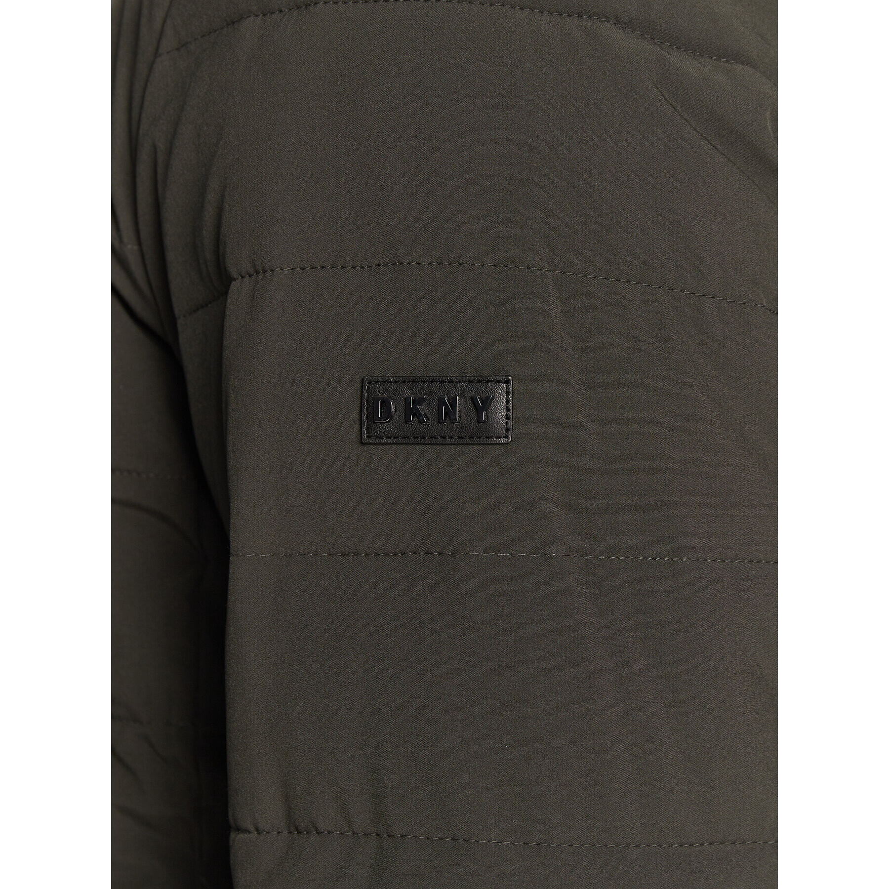 DKNY Пухено яке DX9MP803 Каки Regular Fit - Pepit.bg