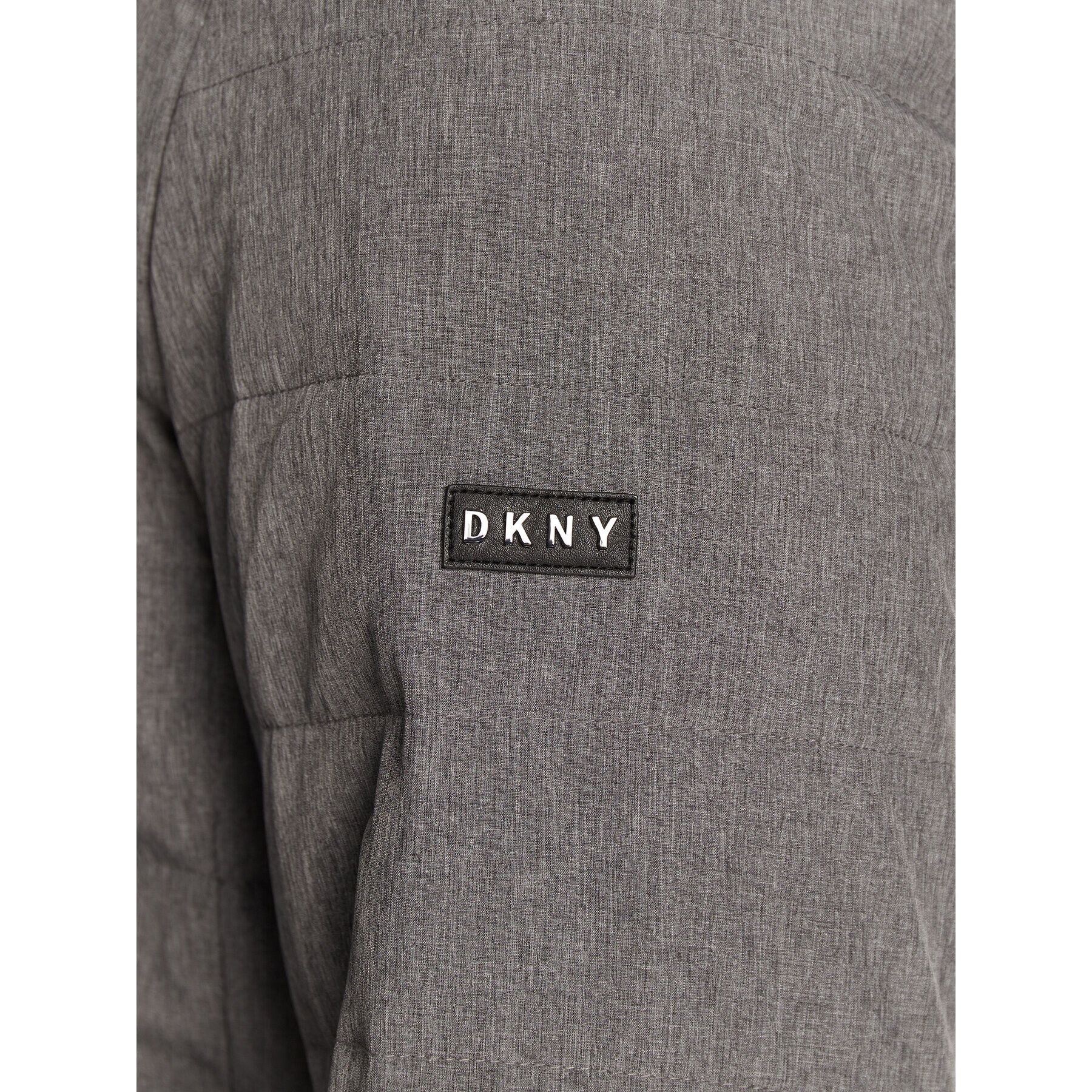 DKNY Пухено яке DX9MP803 Сив Regular Fit - Pepit.bg