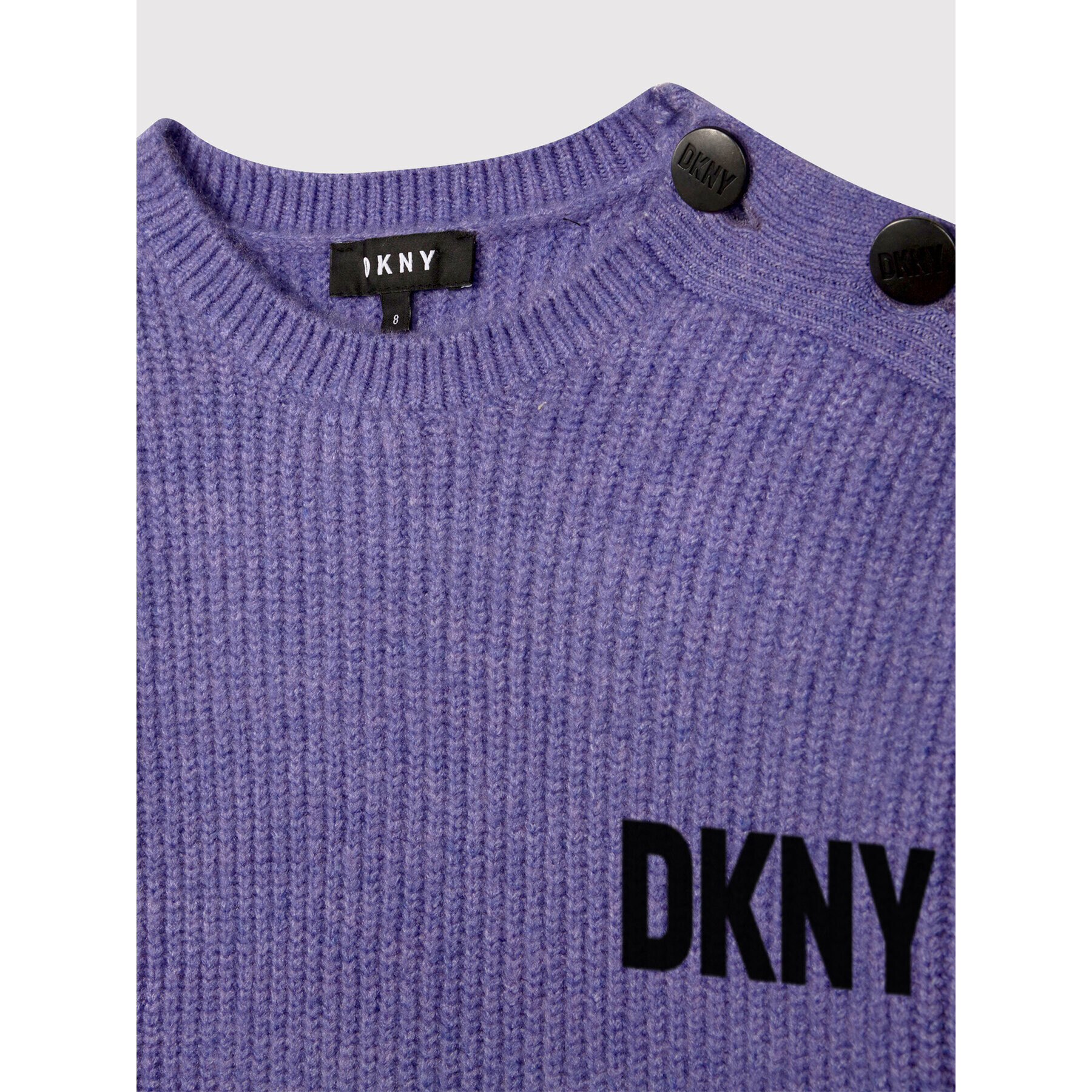 DKNY Пуловер D35S64 M Виолетов Regular Fit - Pepit.bg