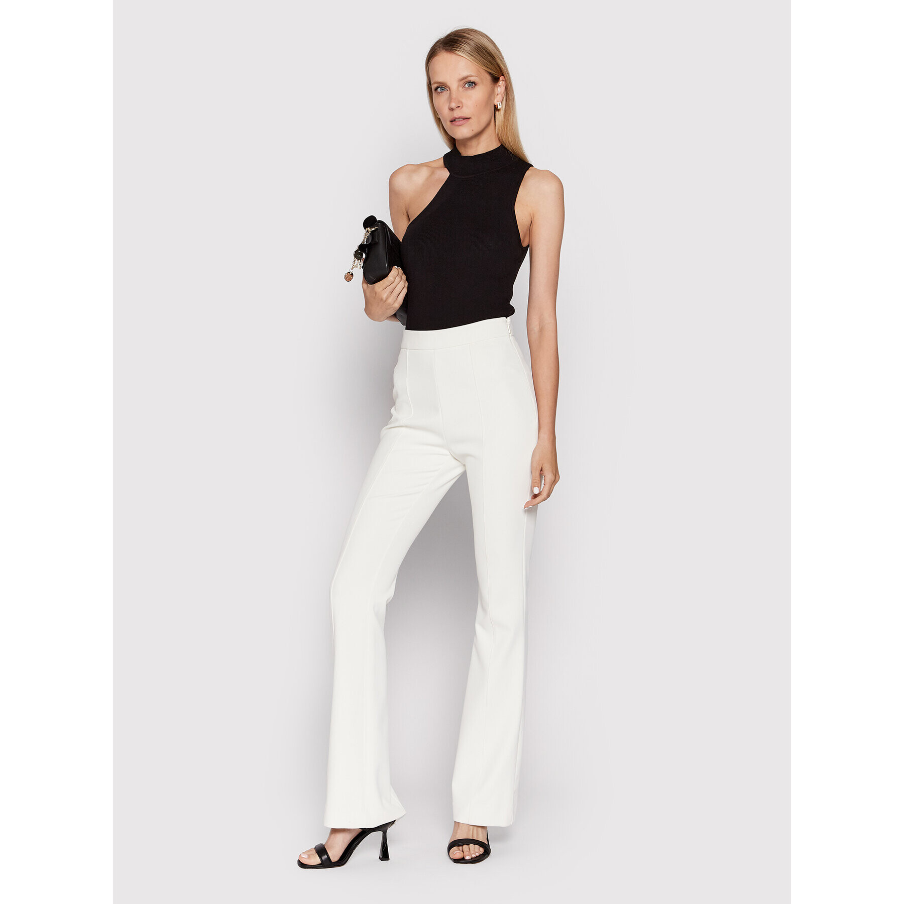 DKNY топ P2ASAA41 Черен Slim Fit - Pepit.bg