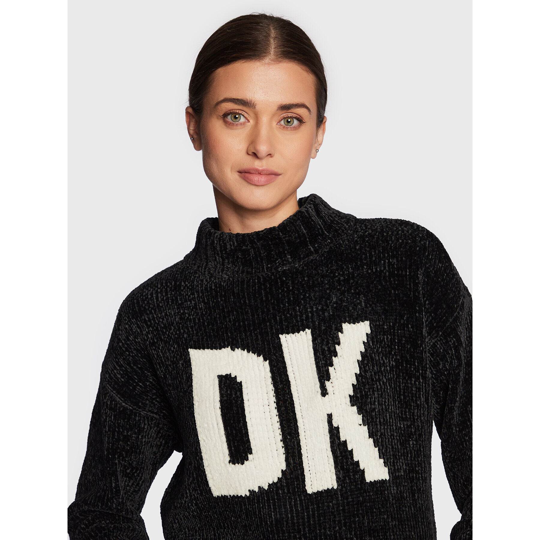 DKNY Пуловер P2MS7332 Черен Regular Fit - Pepit.bg