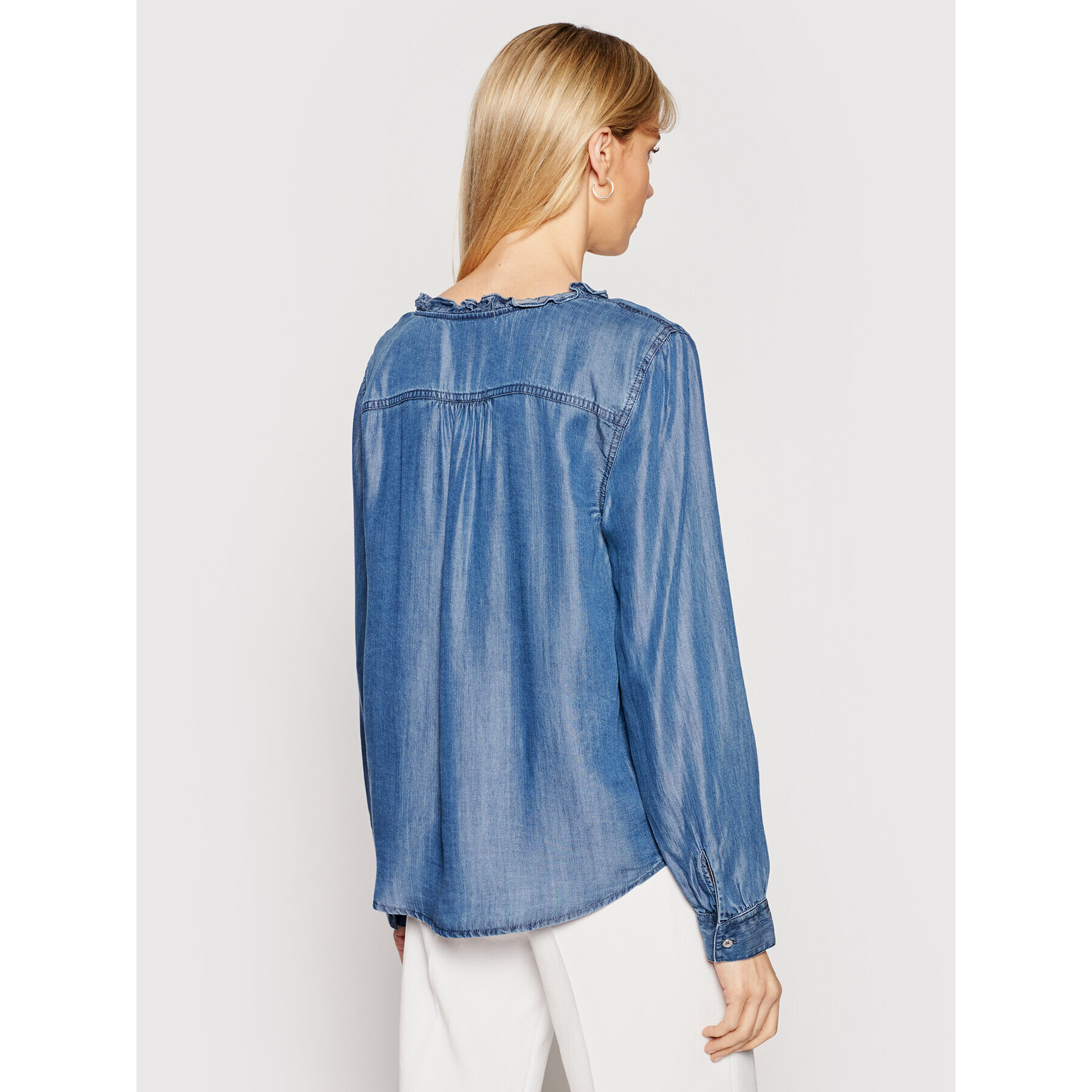 DKNY Риза P1BSJG56 Син Regular Fit - Pepit.bg