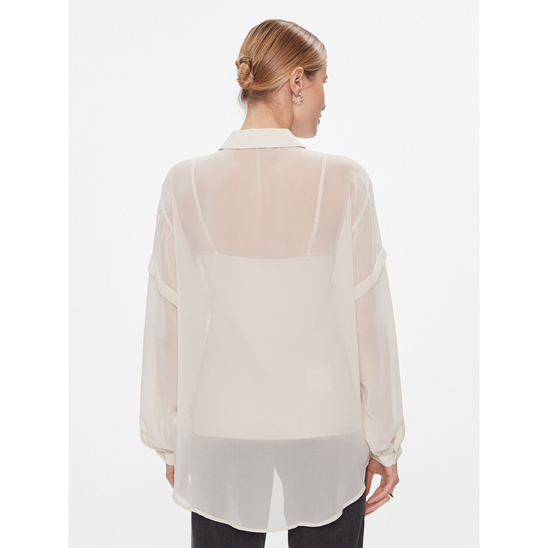 DKNY Риза P3KMGV44 Каки Relaxed Fit - Pepit.bg