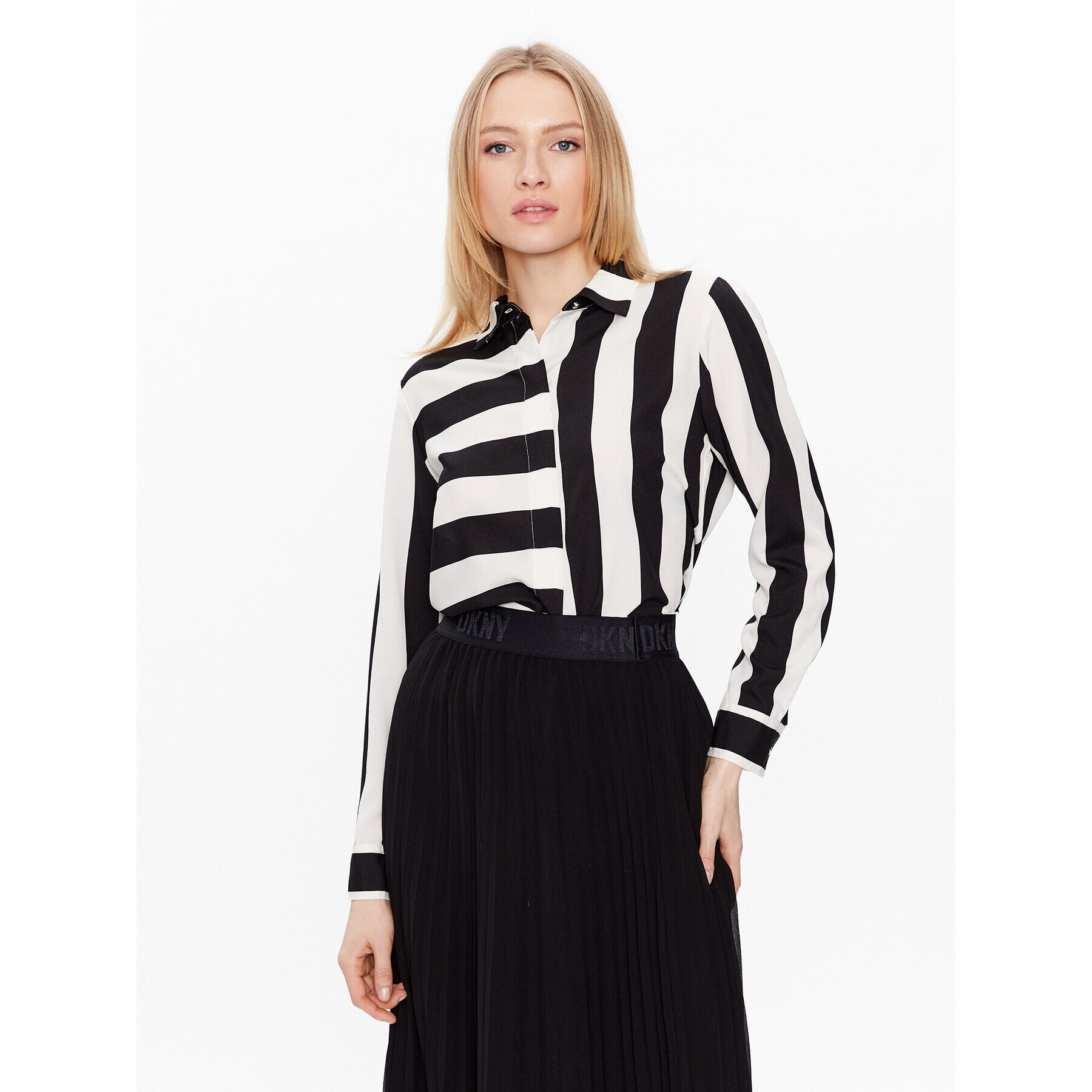 DKNY Риза P8RM6501 Черен Regular Fit - Pepit.bg