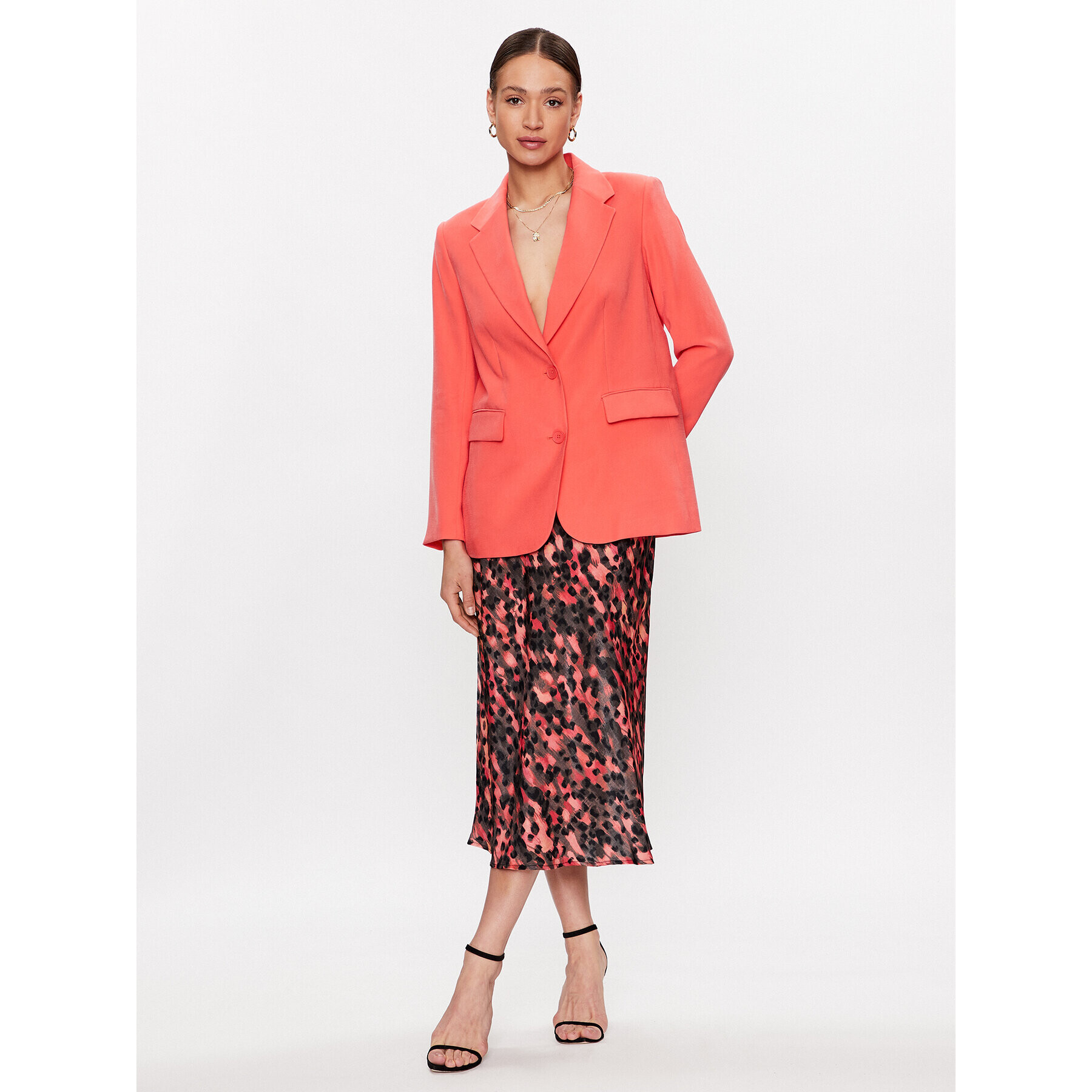 DKNY Сако P3BCTR09 Коралов Regular Fit - Pepit.bg