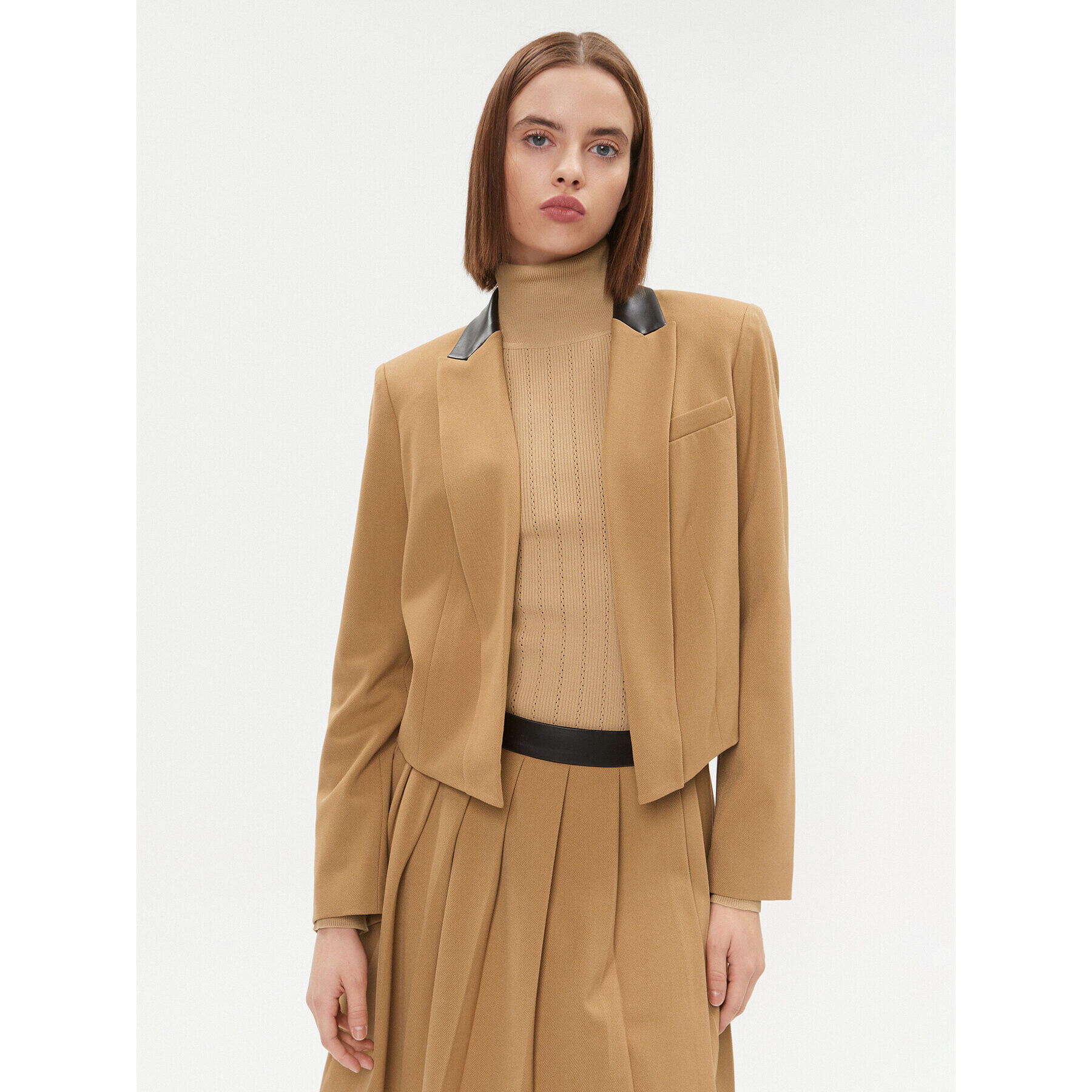 DKNY Сако P3GC6Q96 Кафяв Regular Fit - Pepit.bg