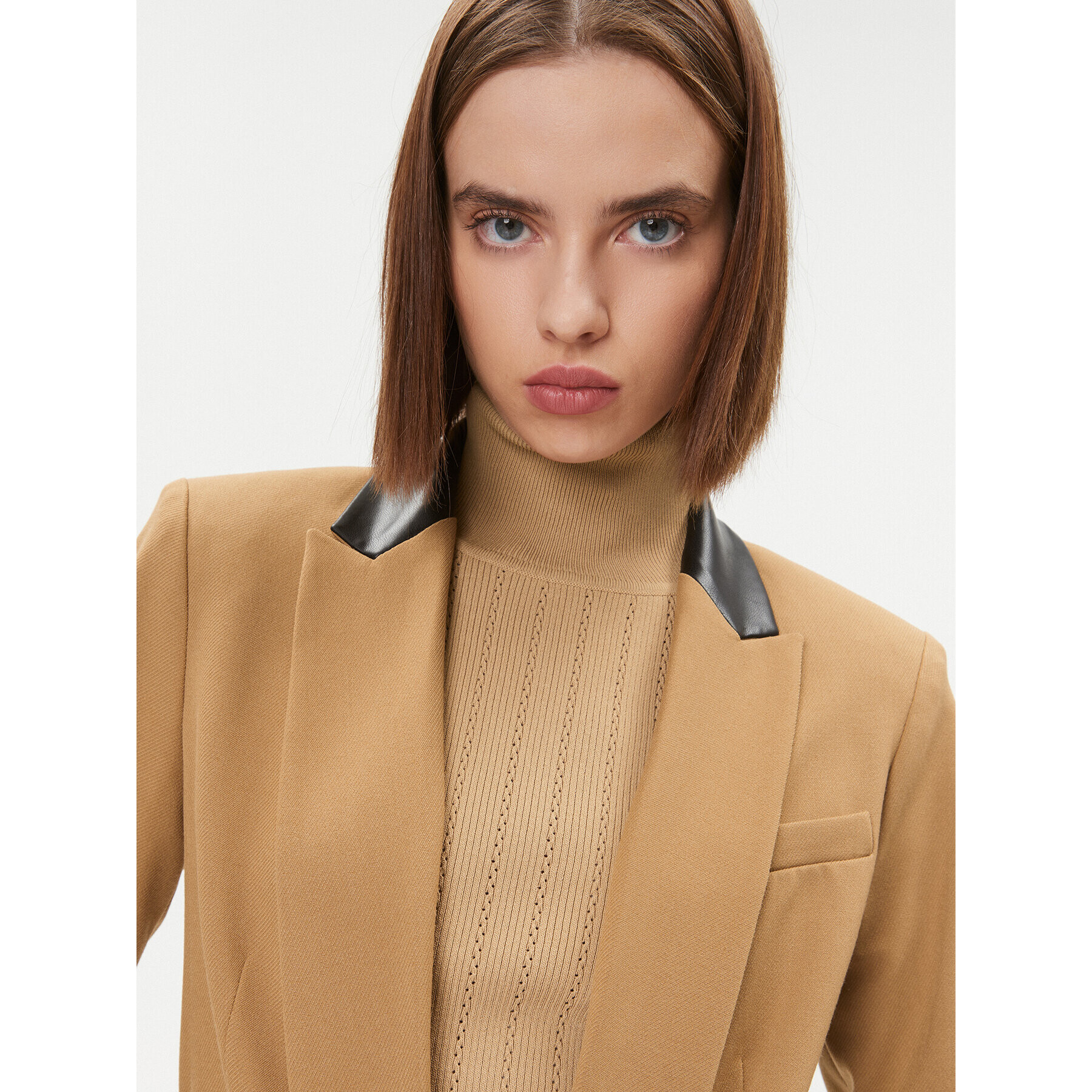 DKNY Сако P3GC6Q96 Кафяв Regular Fit - Pepit.bg