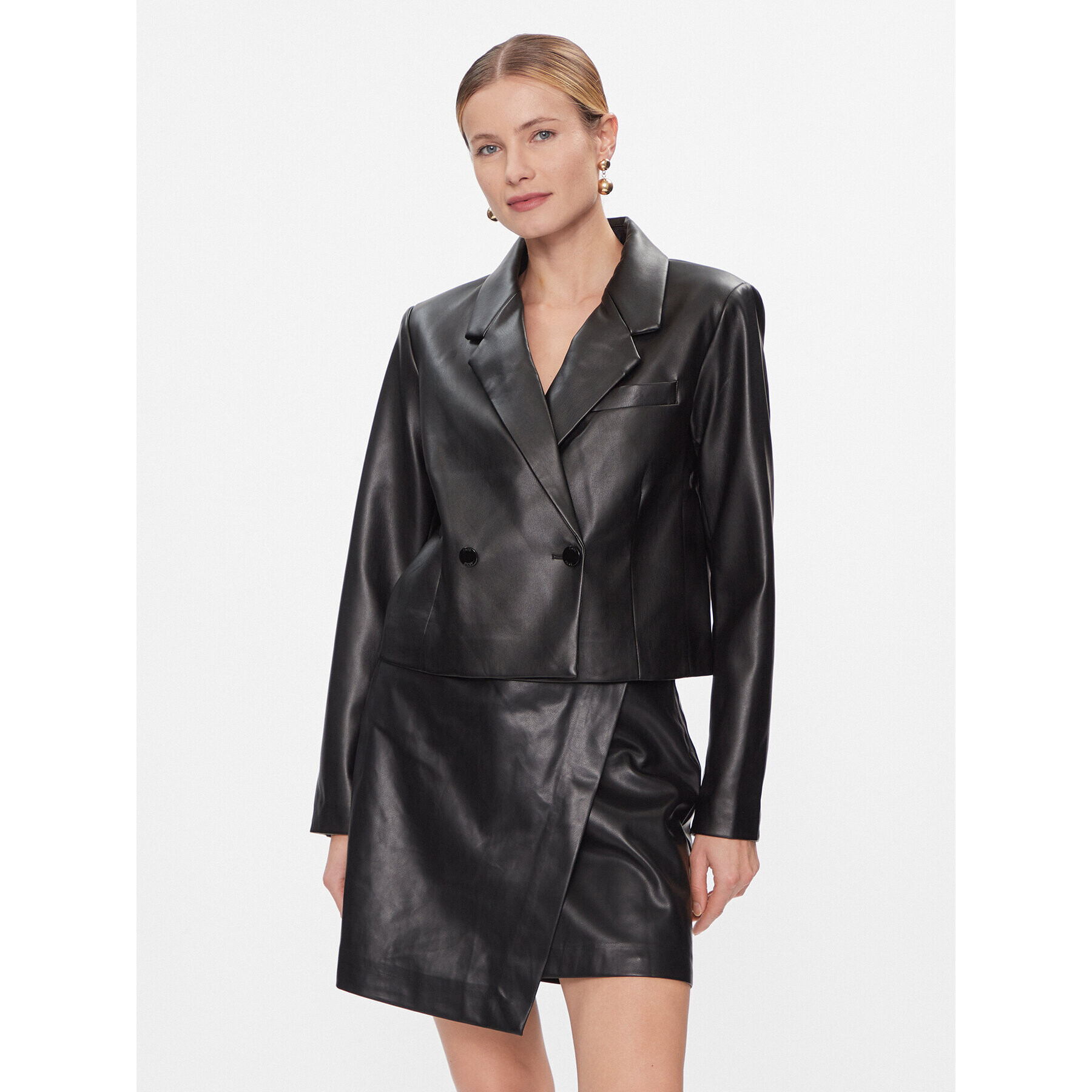 DKNY Сако P3JCUO37 Черен Relaxed Fit - Pepit.bg