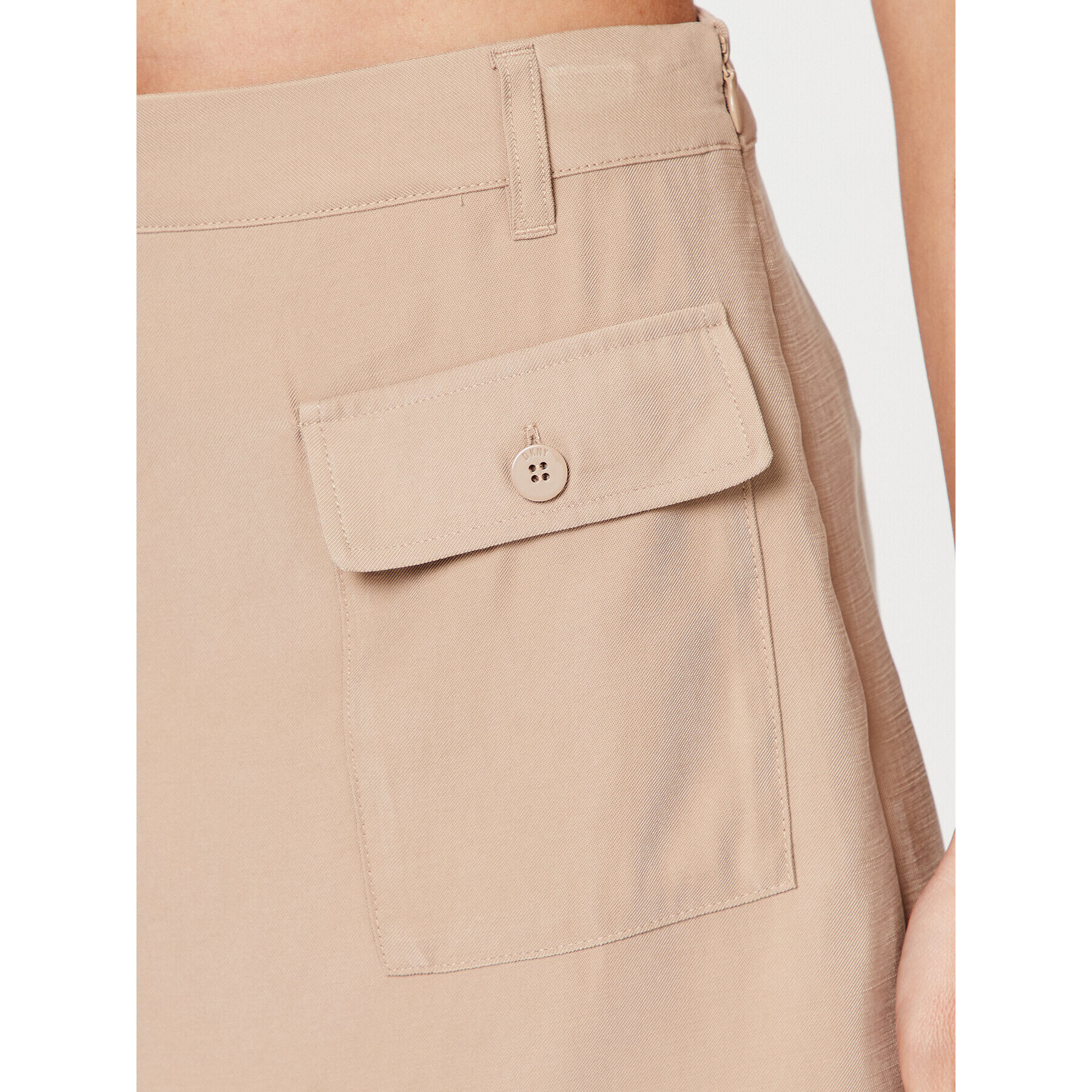 DKNY Шорти от плат P3BNTR11 Бежов Regular Fit - Pepit.bg