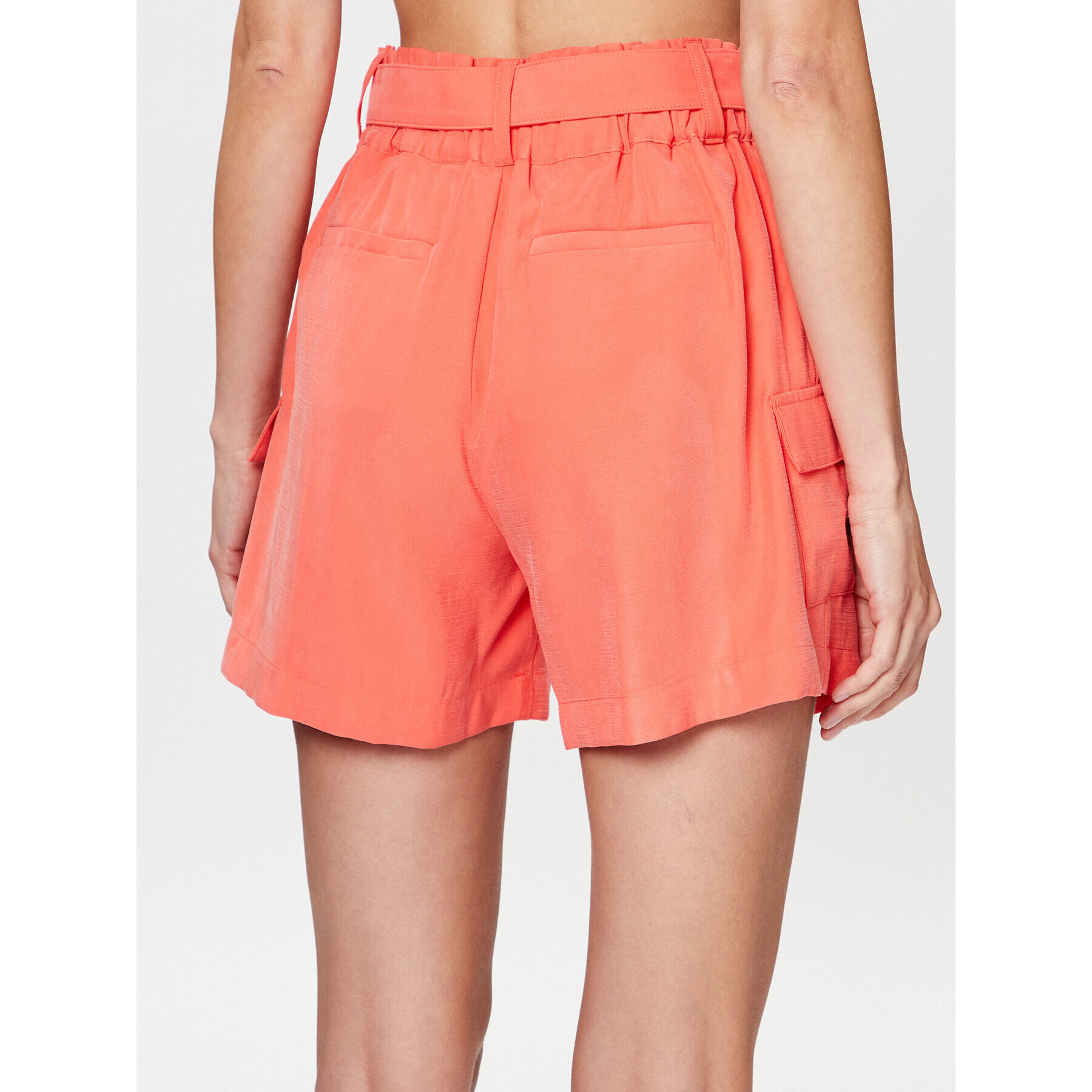DKNY Шорти от плат P3BWTR10 Коралов Regular Fit - Pepit.bg